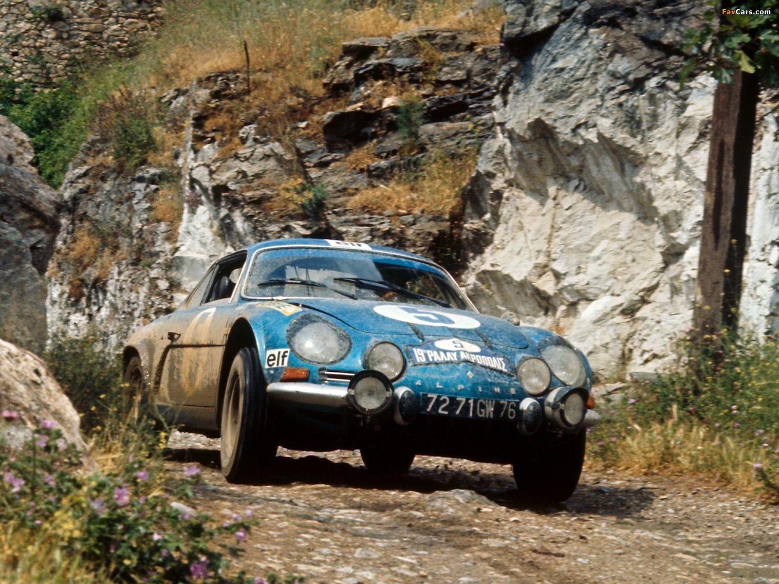 1600x1200 Alpine A110 Rally Car wallpaper, Desktop