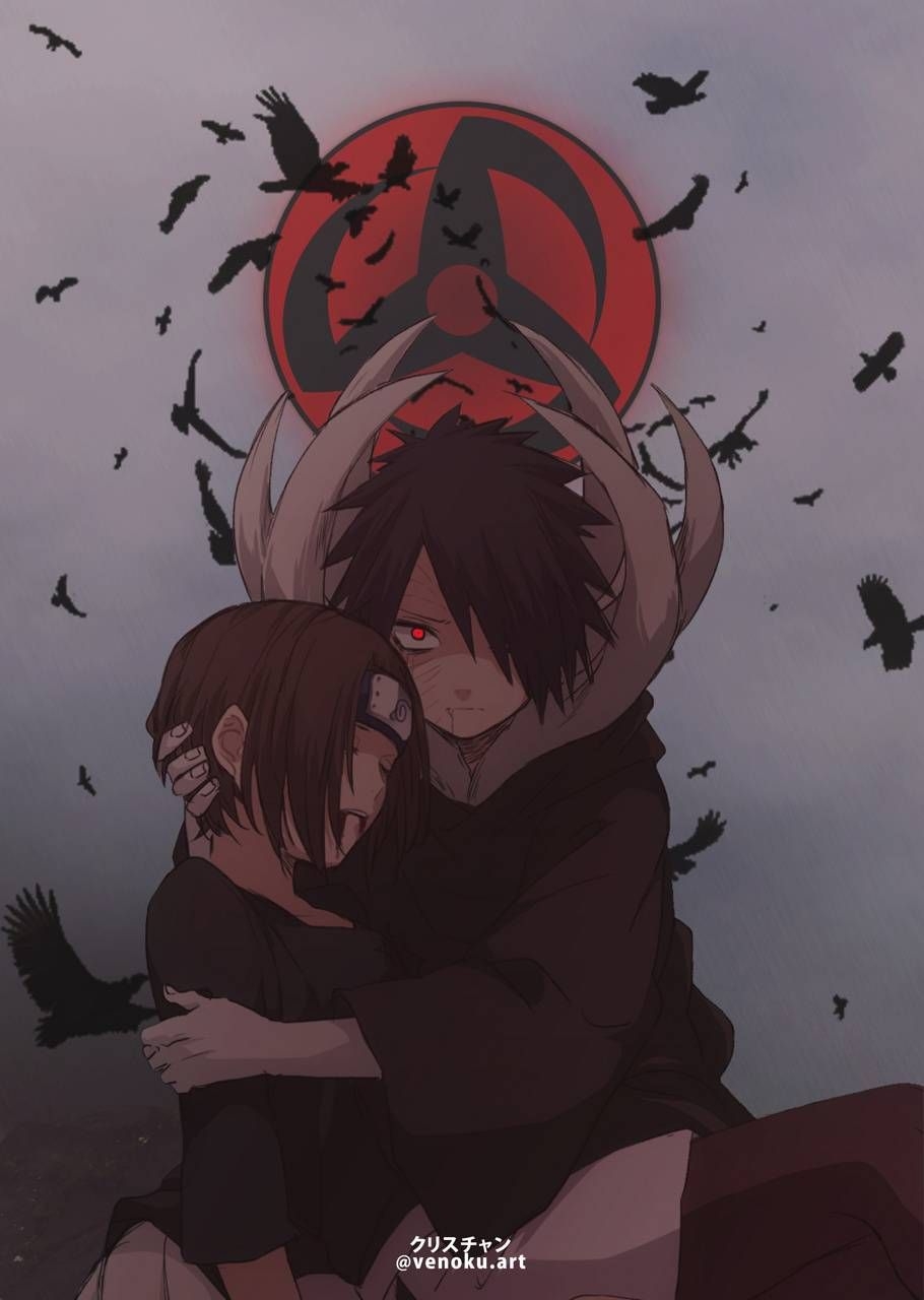 910x1280 Obito x Rin Wallpaper, Phone