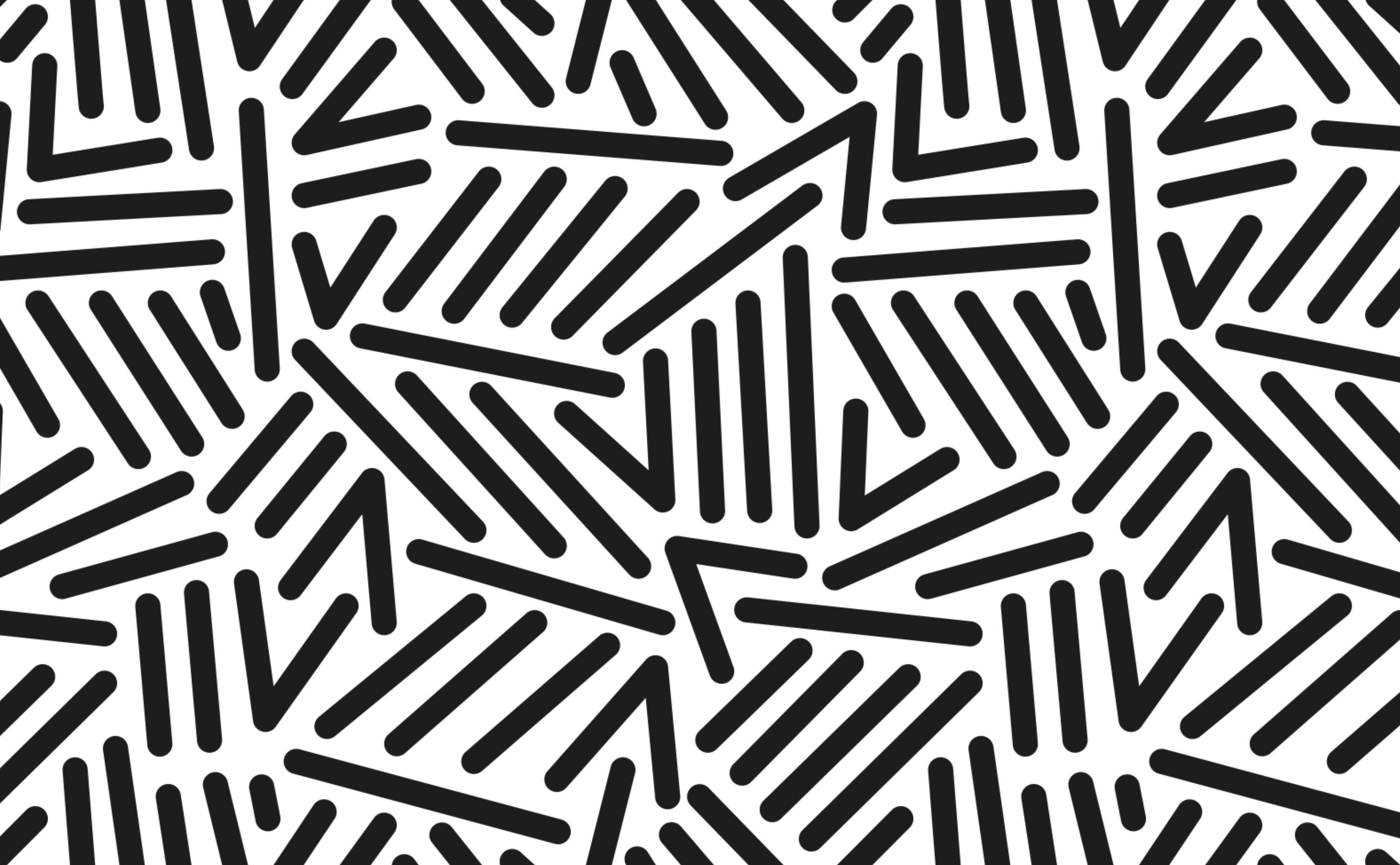 3030x1880 Pop Art Lines & Chevrons Pattern Wallpaper for Walls, Desktop