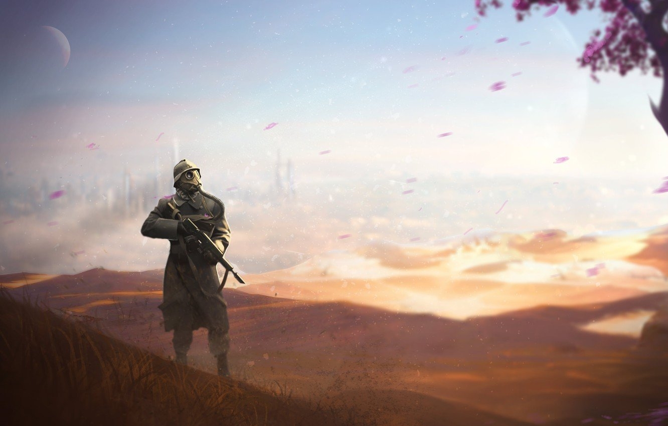 1340x850 Wallpaper field, soldiers, Warhammer Warhammer 40K, Imperial Guard, Astra Militarum, Death Korps of Krieg image for desktop, section фантастика, Desktop