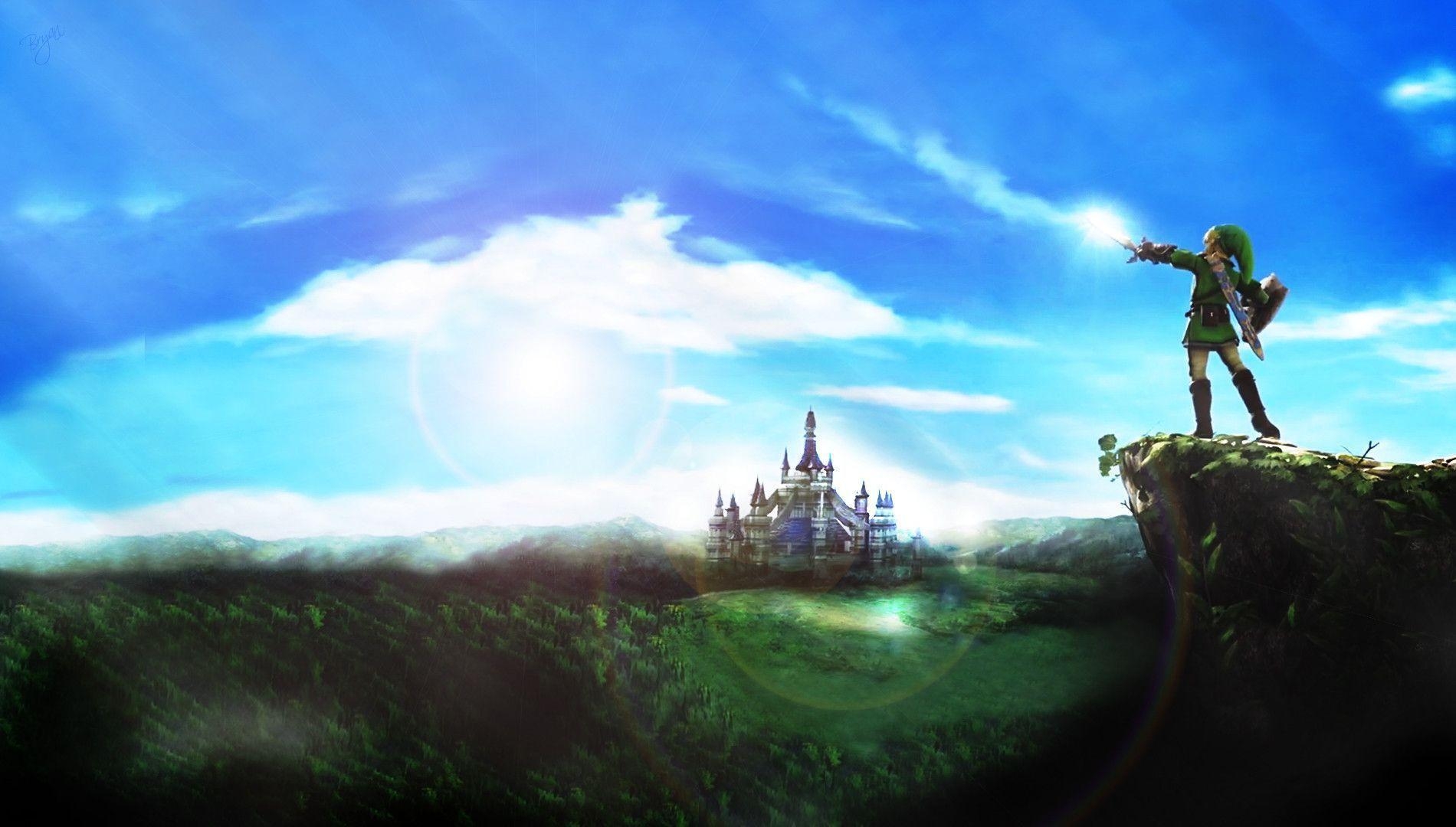 1900x1080 Zelda Wallpaper Mountain Full HD, Desktop