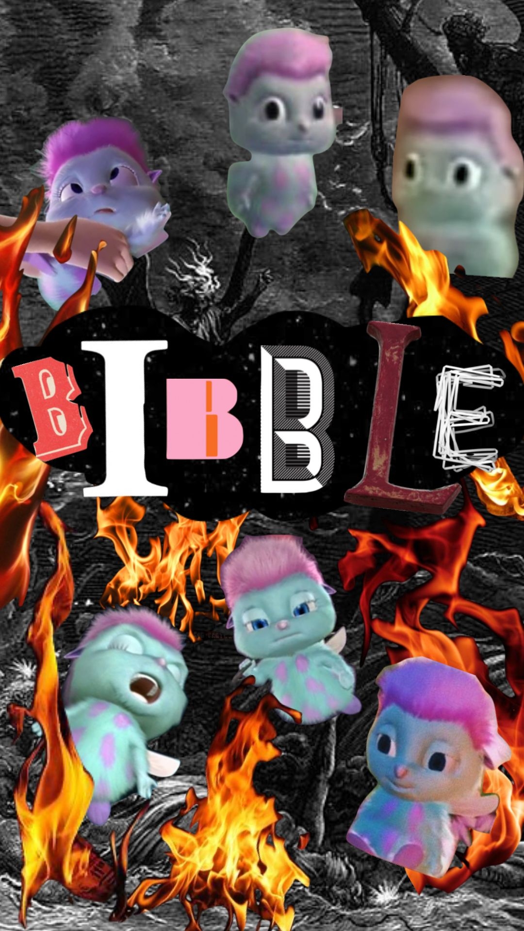 1080x1920 Bibblecore #moodboard #collage #bibble #barbie #purgatory. Barbie funny, Funny wallpaper, Funny phone wallpaper, Phone