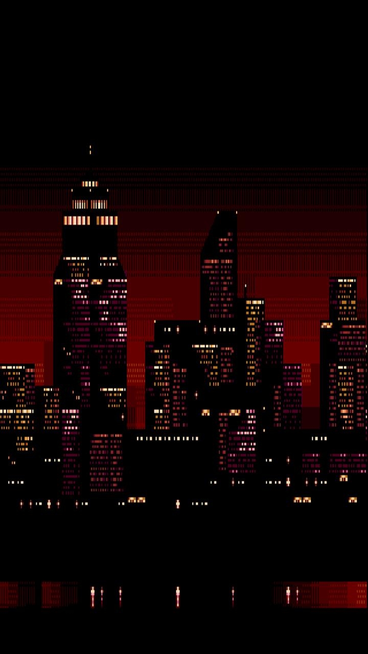 720x1280 Pixel Art City Wallpaper for Android, Phone