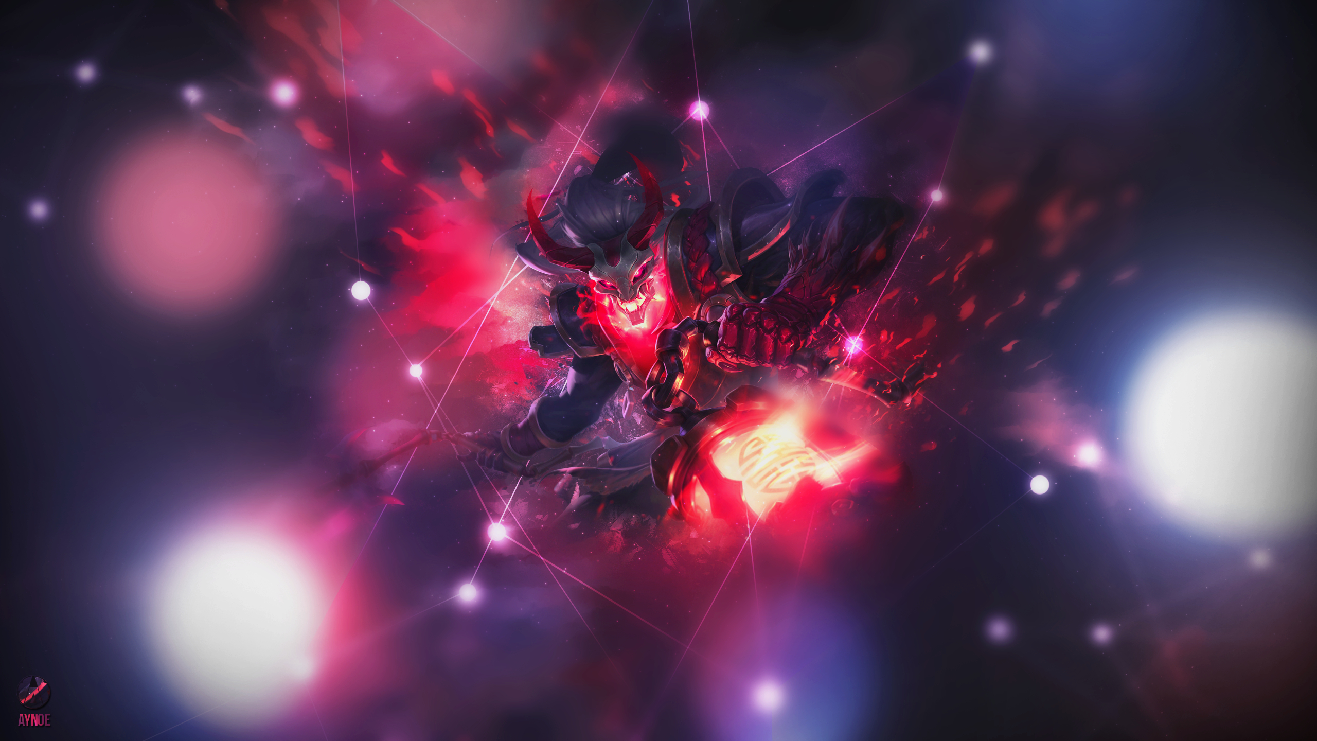 2560x1440 Blood Moon Thresh, Desktop