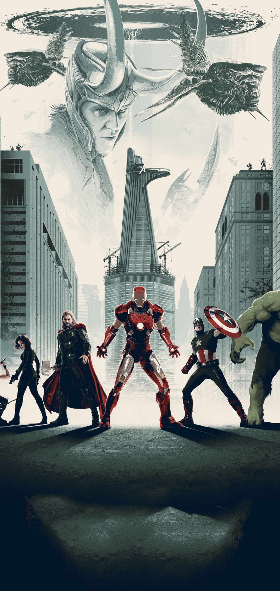 1080x2280 Best Avengers iPhone Wallpaper, Phone