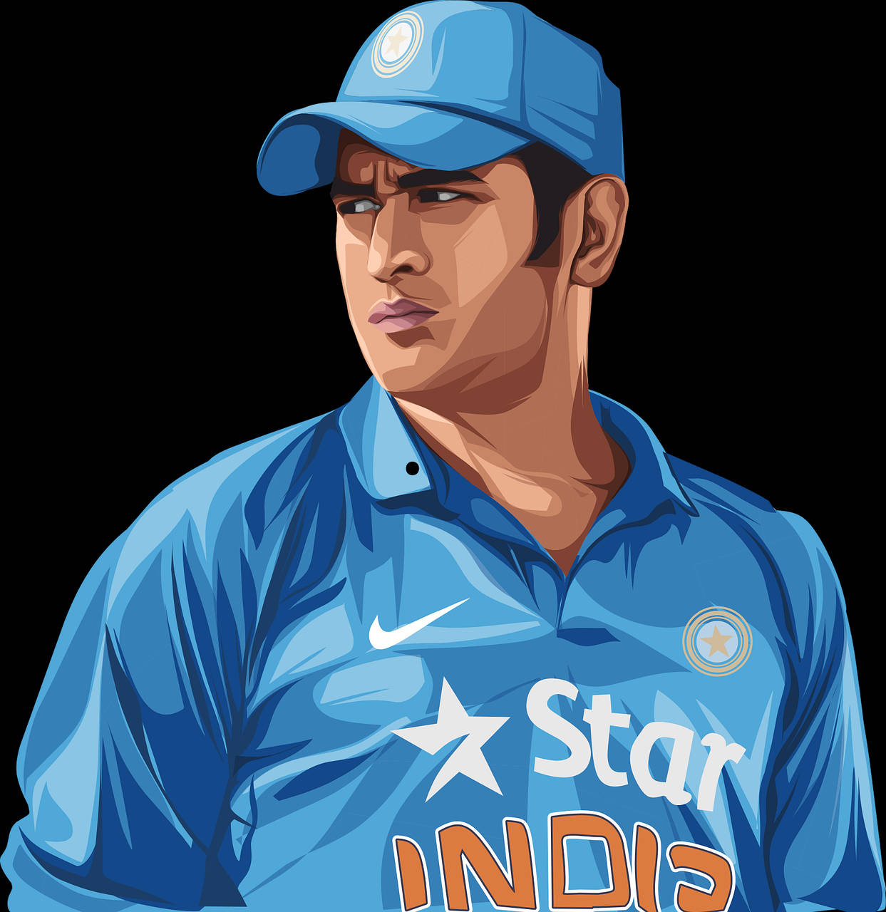 1250x1280 Dhoni HD Wallpaper, Phone