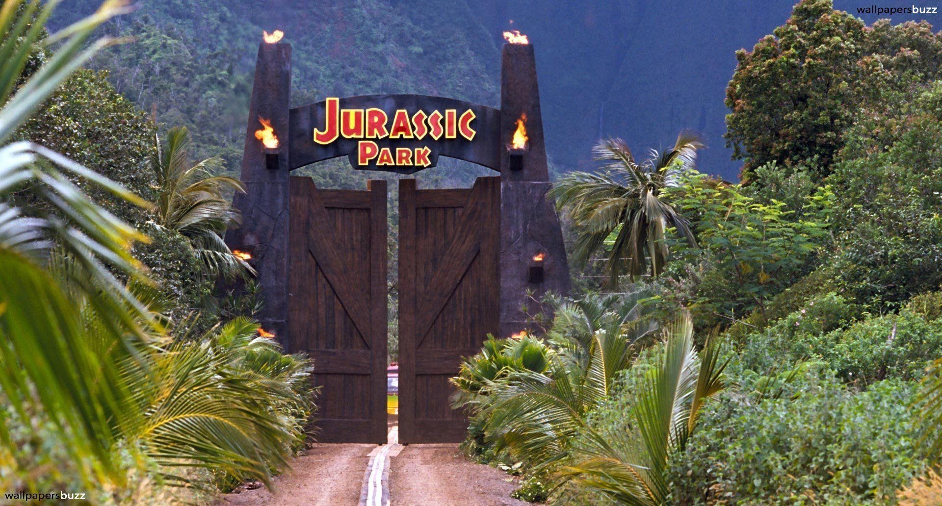 1920x1040 Gates of Jurassic Park HD wallpaper, Desktop