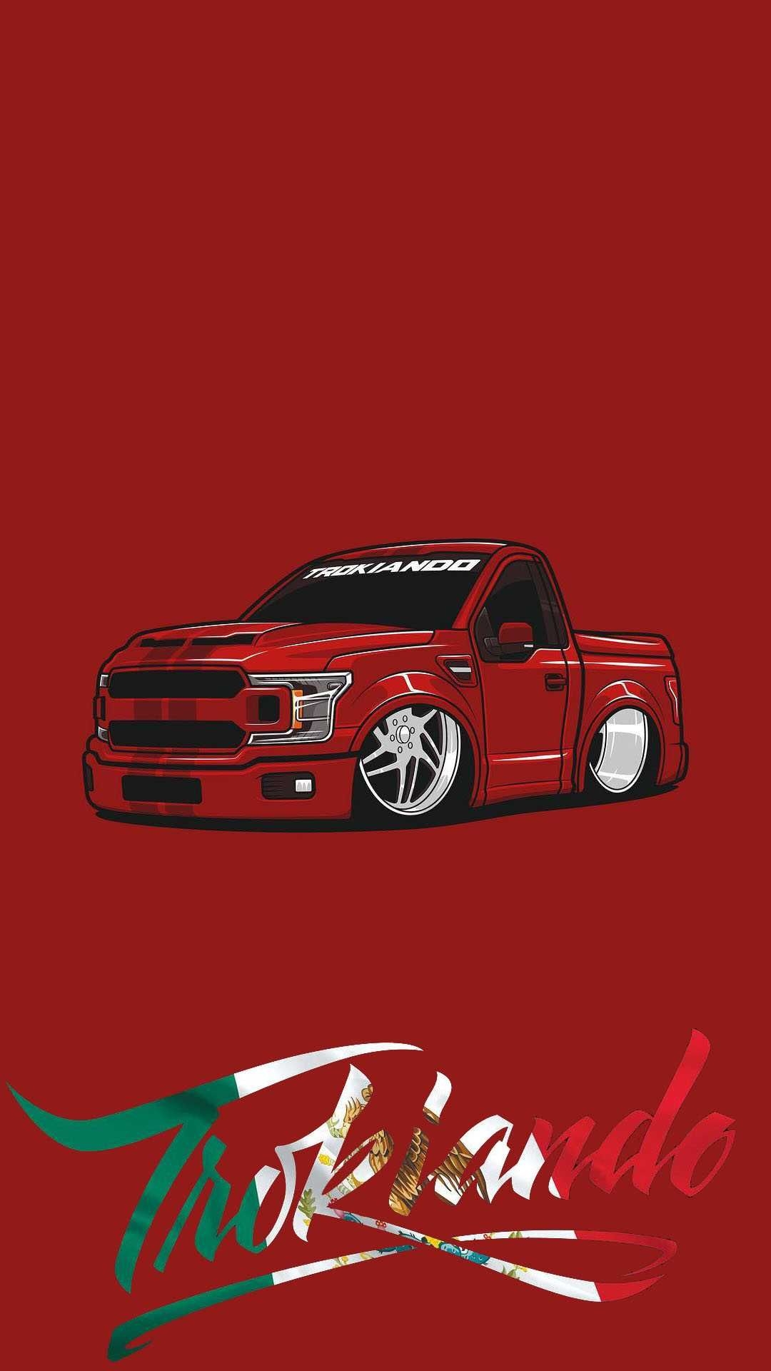 1080x1920 Trokiando Wallpaper Discover more Chevy Truck, Takuache, Takuache Truck, Takuache Trucks, Trokiando wal. Dropped trucks, Ford mustang wallpaper, Mustang wallpaper, Phone