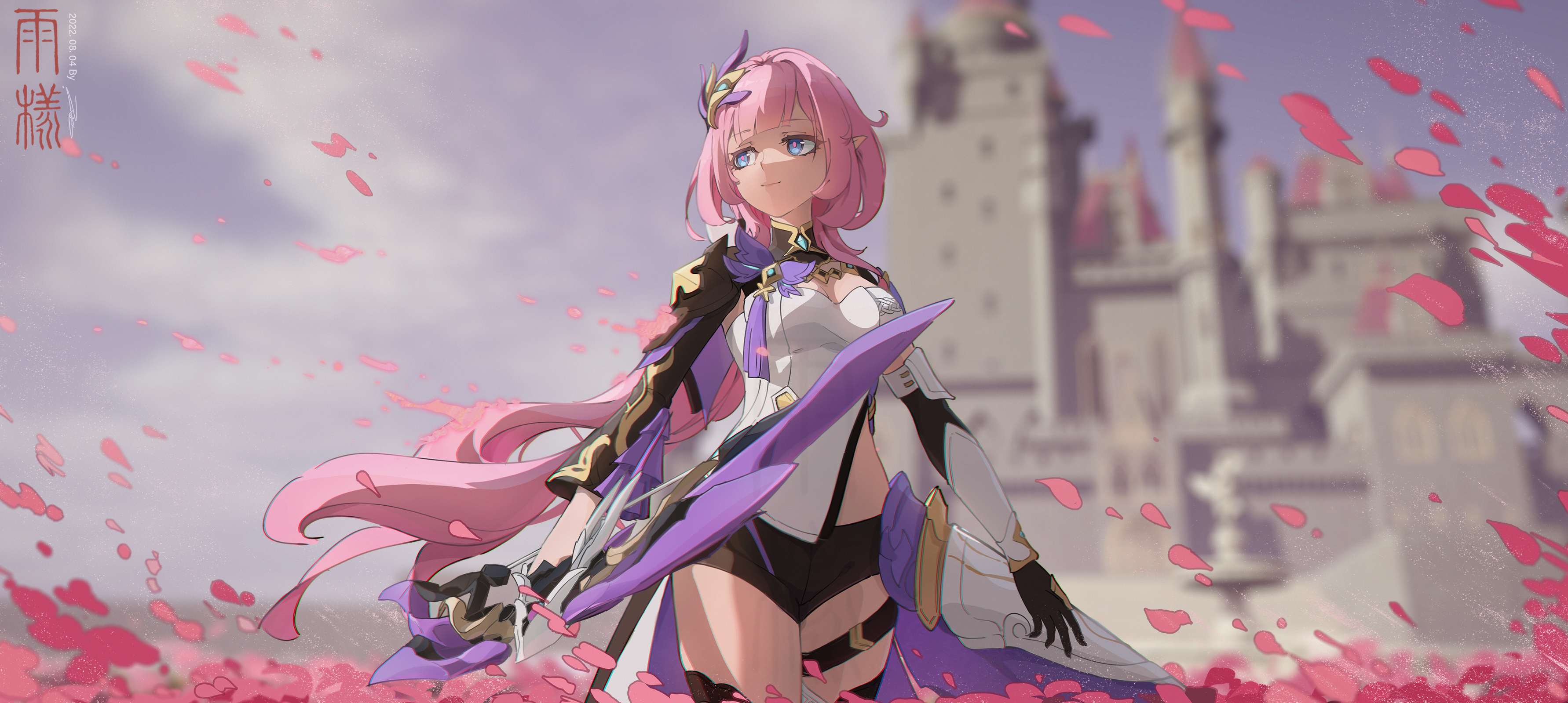 3570x1600 Elysia (Honkai Impact 3rd) HD Wallpaper and Background, Dual Screen