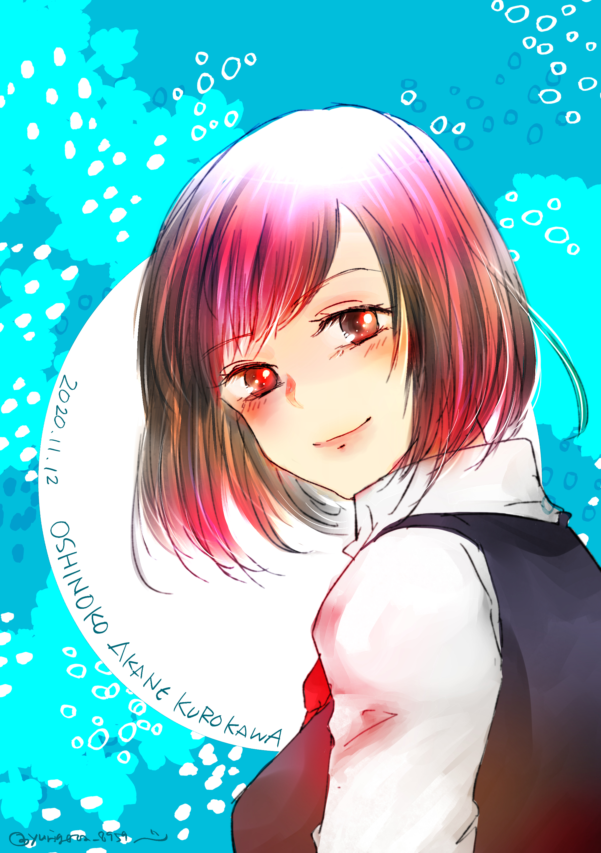 2040x2900 kurokawa akane (oshi no ko) drawn, Phone