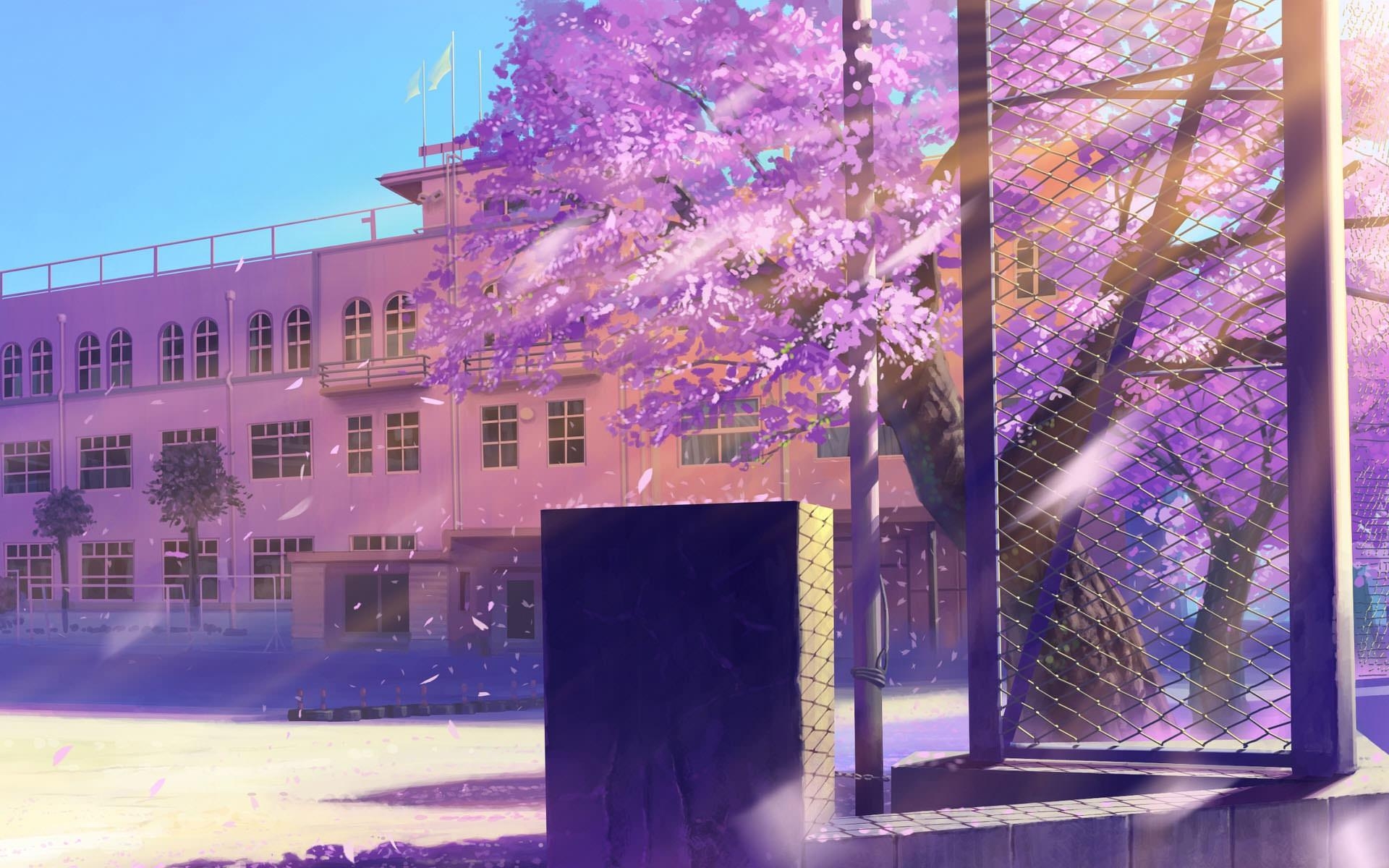 1920x1200 Anime school architecture HD wallpaper. HD Latest Wallpaper, Desktop