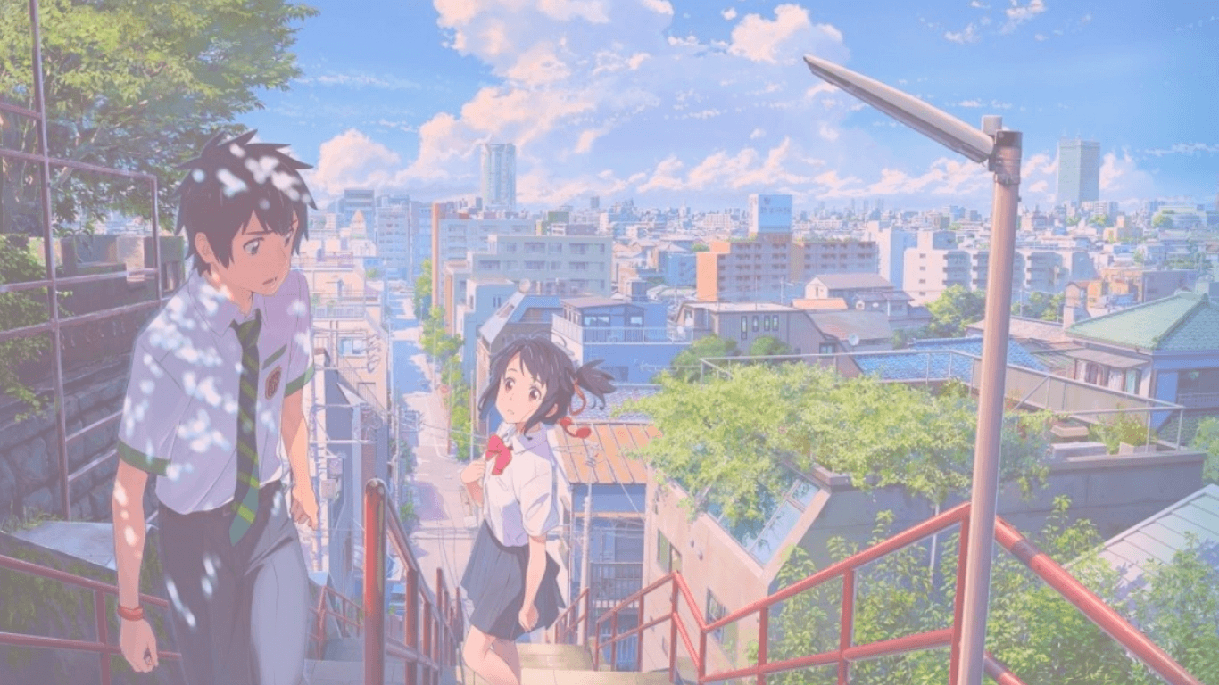 1370x770 chromebook//laptop//wallpaper//background//your name//anime, Desktop