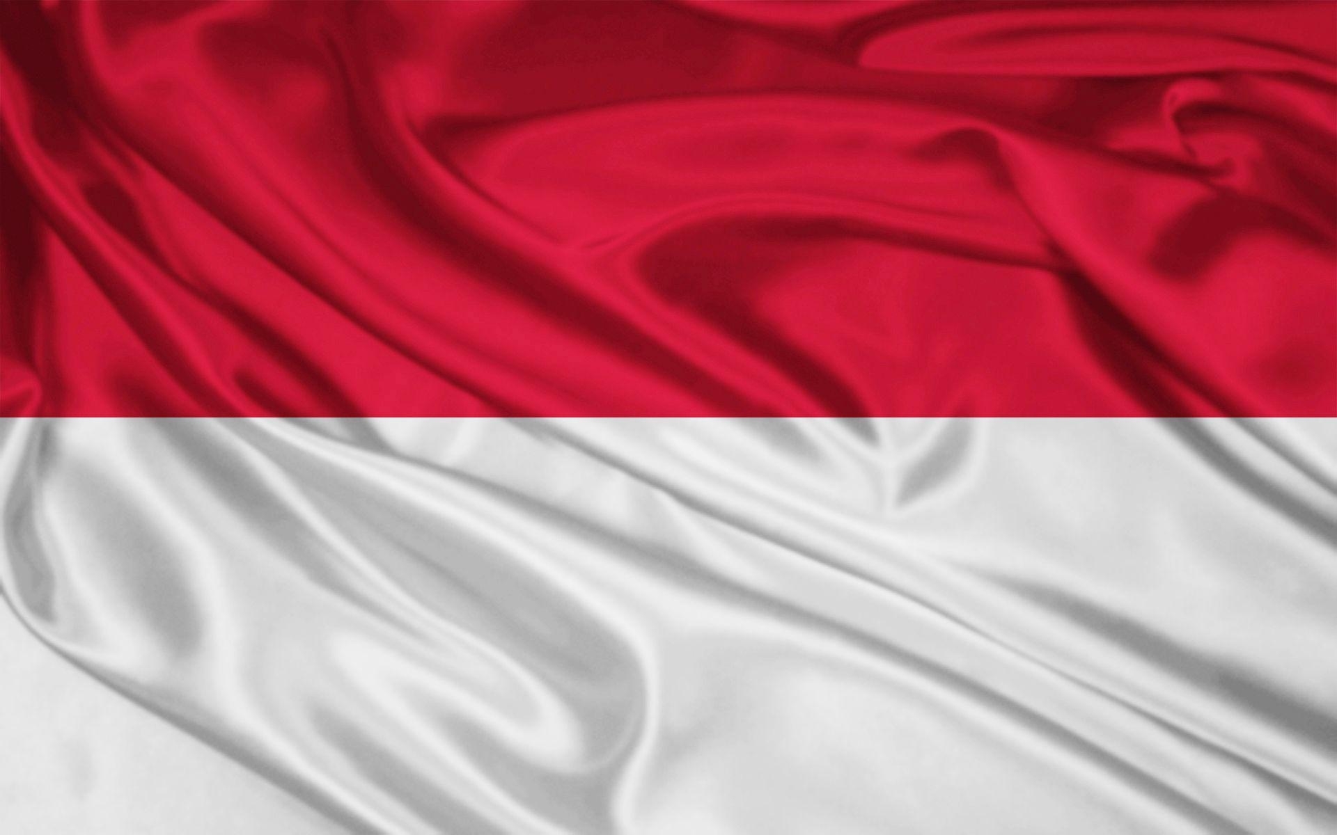 1920x1200 Monaco Flag and Indonesian Flag, Desktop