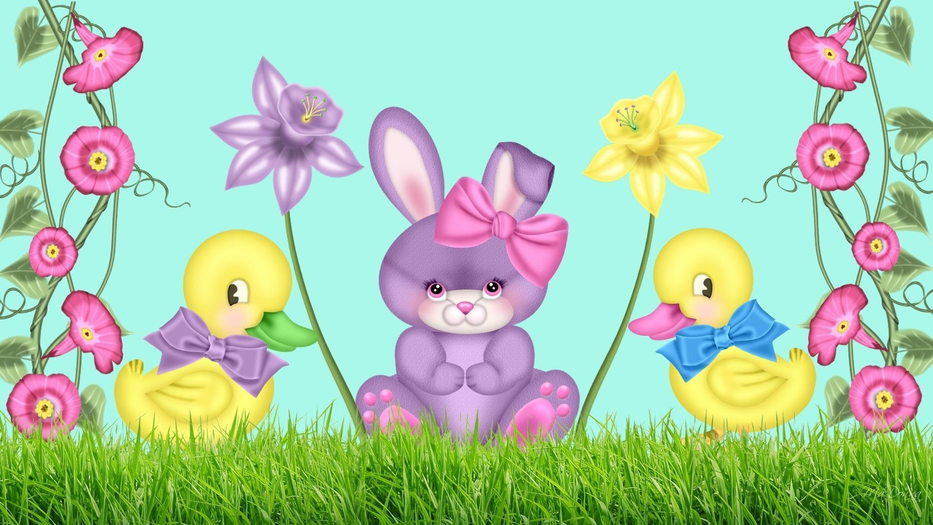 1920x1080 Cartoon Easter Wallpaper Free Cartoon Easter Background, Desktop