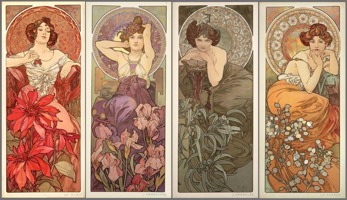 1180x680 Daily Visual Arts Feed: Alphonse Mucha, Desktop