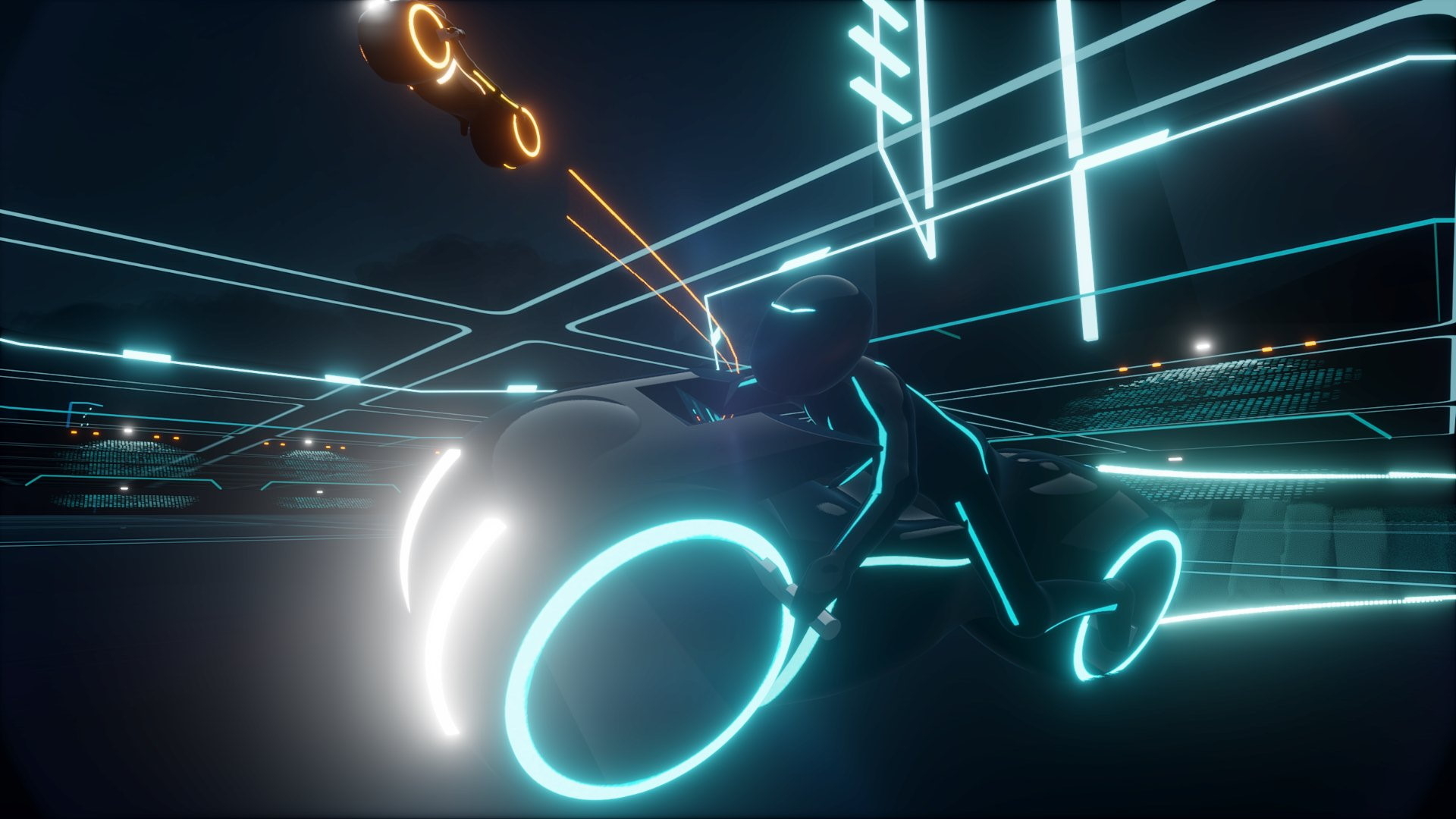 1920x1080 Tron light cycle Dreams game Hypercycle Arena is an impressive feat, Desktop