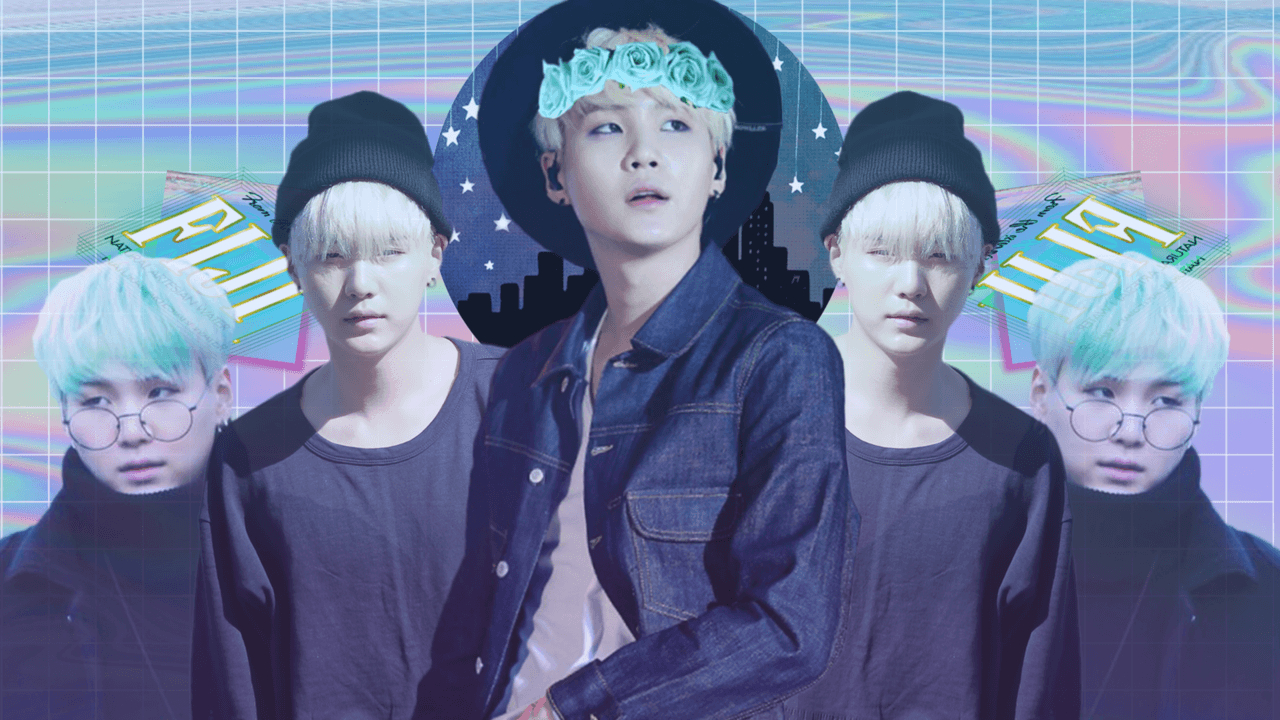 1280x720 Aesthetic BTS Wallpaper. Suga [v2], Desktop