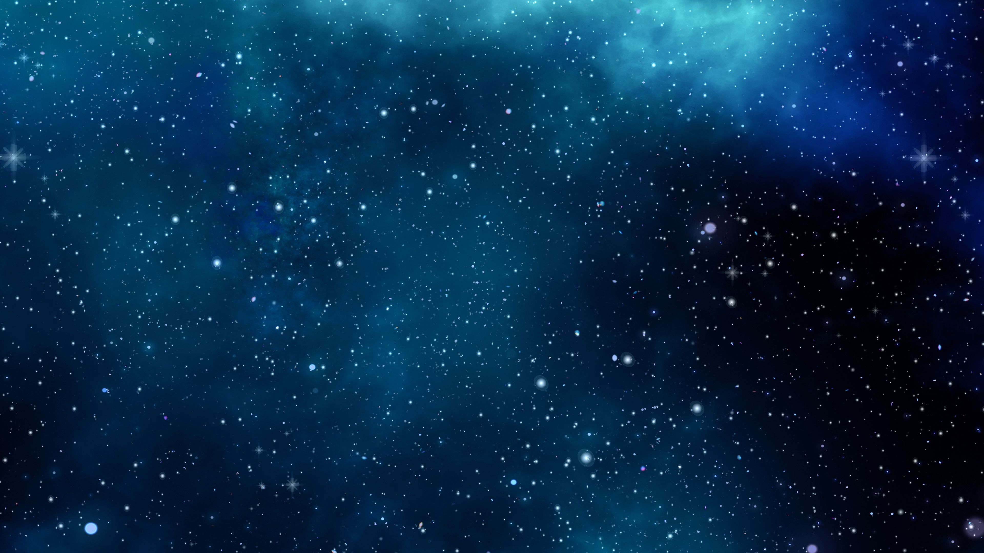 3840x2160 Blue Space Wallpaper, Desktop