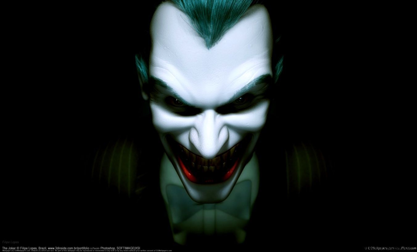 1360x820 3D Joker Wallpaper, Desktop