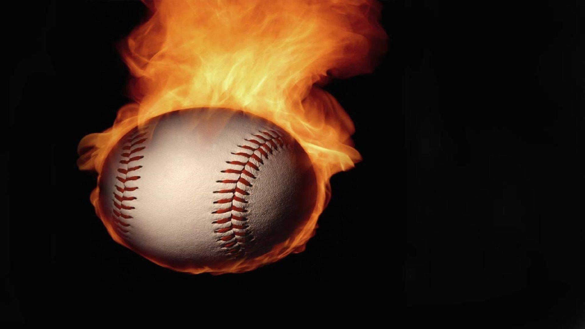 1920x1080 Fire Baseball Background Image Free Hd Wallpaper, Desktop