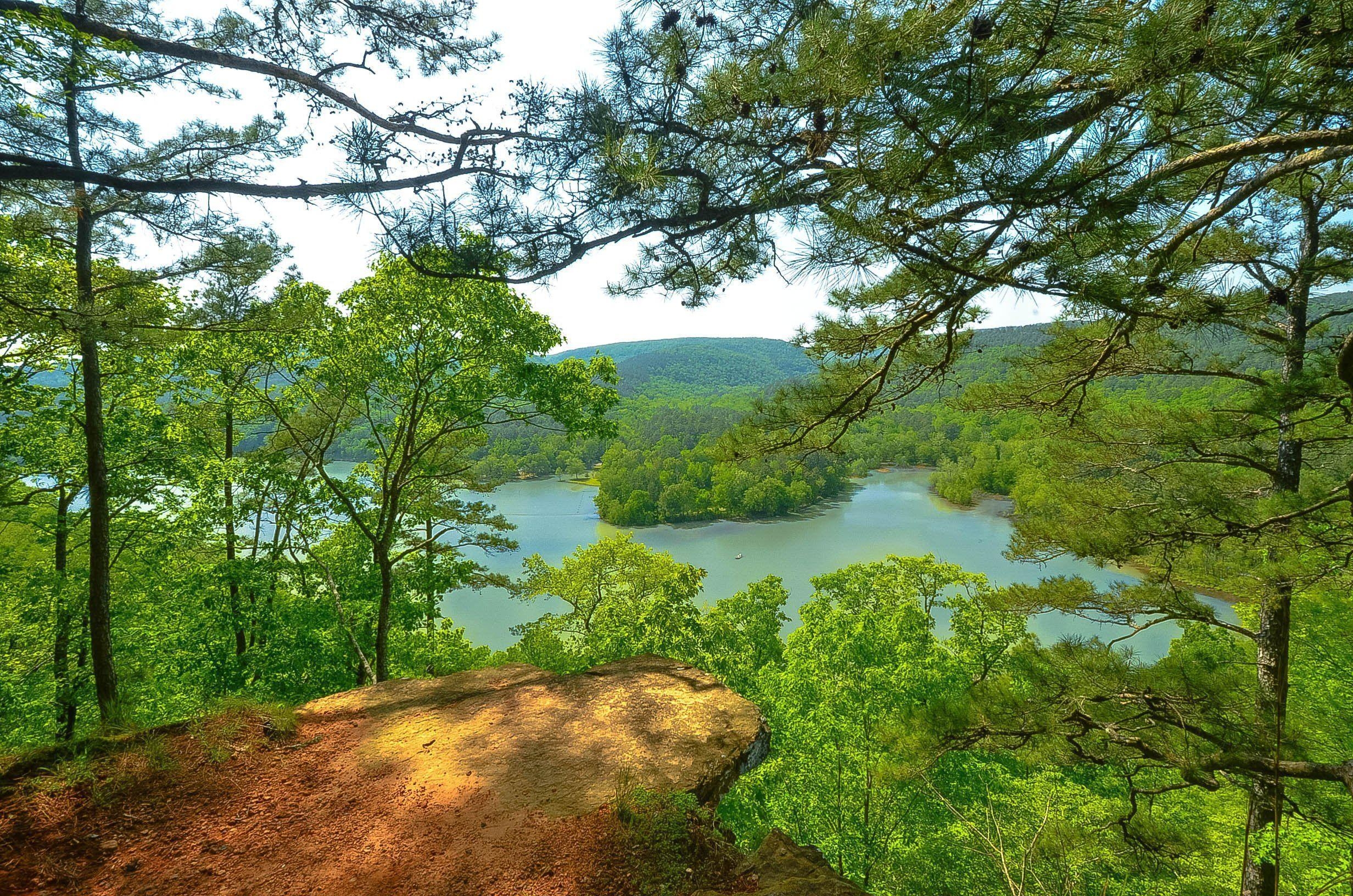 2470x1640 Arkansas river hills trees landscape wallpaperx1632, Desktop