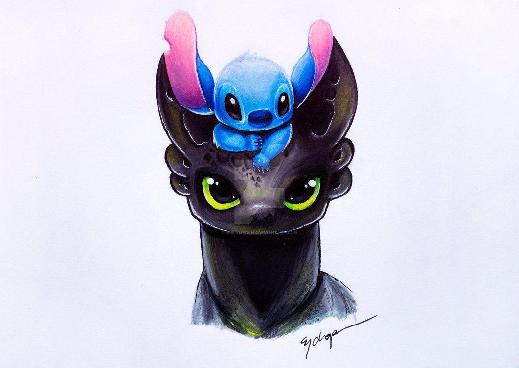 1070x760 image Of Cute Toothless And Stitch Wallpaper #rock Cafe, Desktop