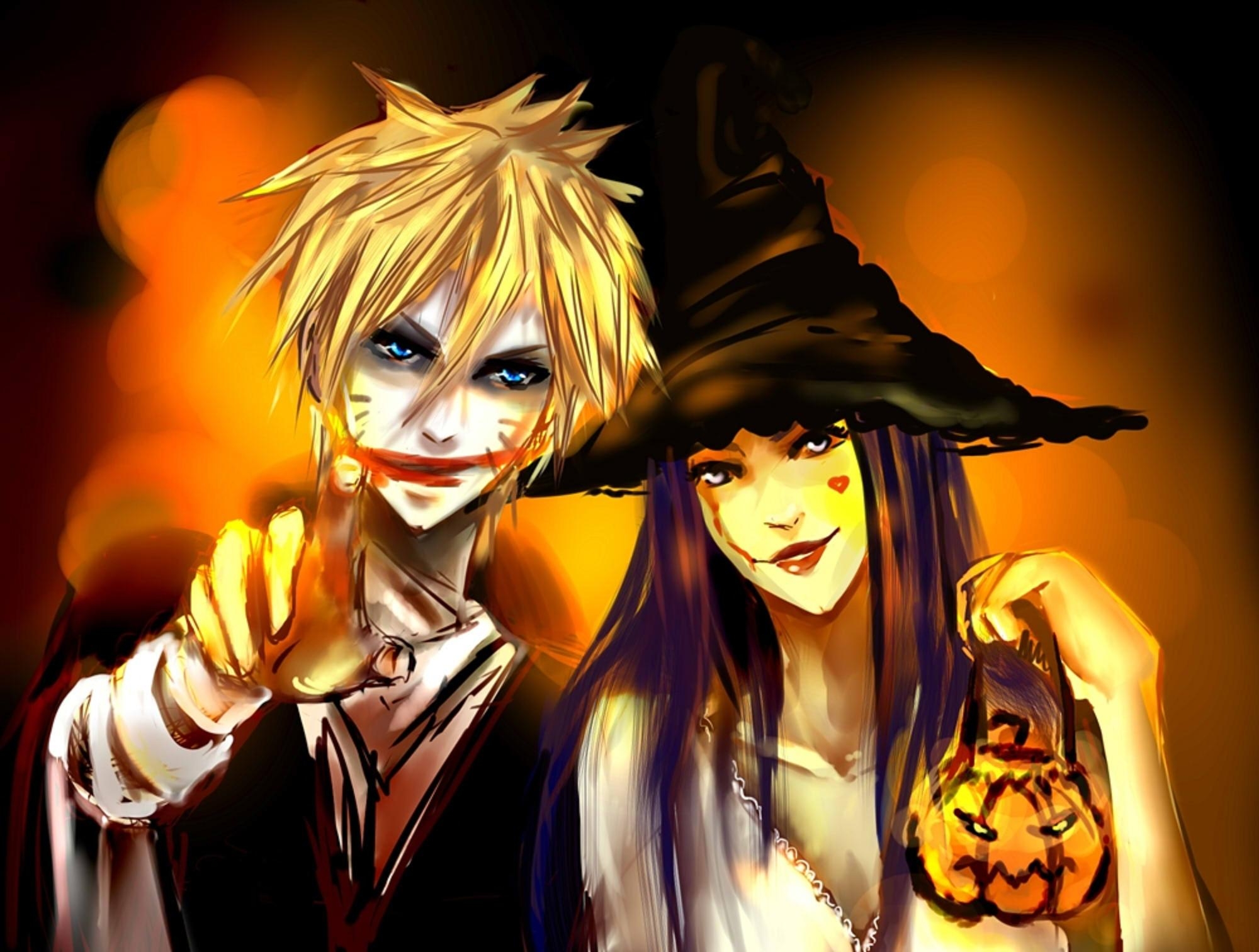 2000x1520 Anime Halloween Wallpaper Free Anime Halloween Background, Desktop