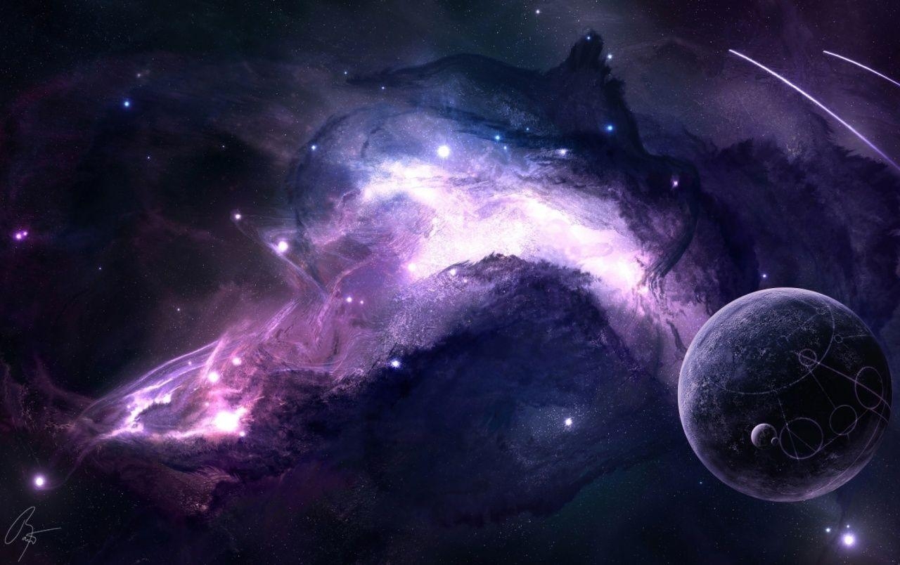 1280x810 Purple Space wallpaper. Purple Space, Desktop