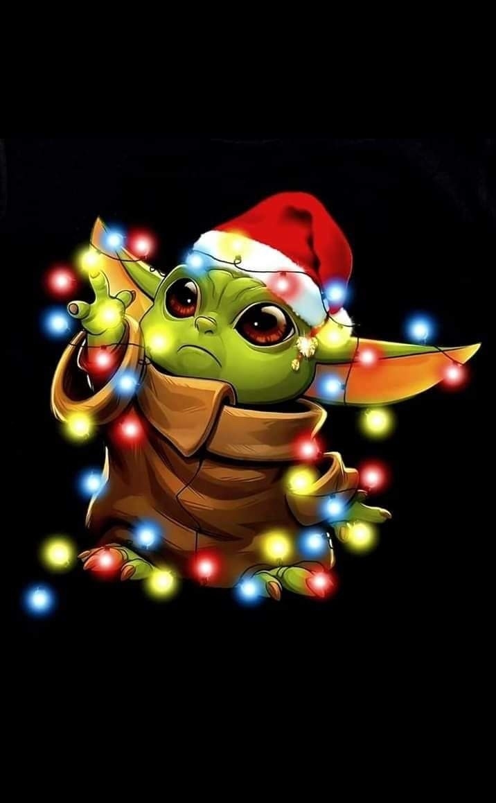 720x1160 Baby Yoda. Christmas wallpaper, Yoda wallpaper, Cute christmas wallpaper, Phone