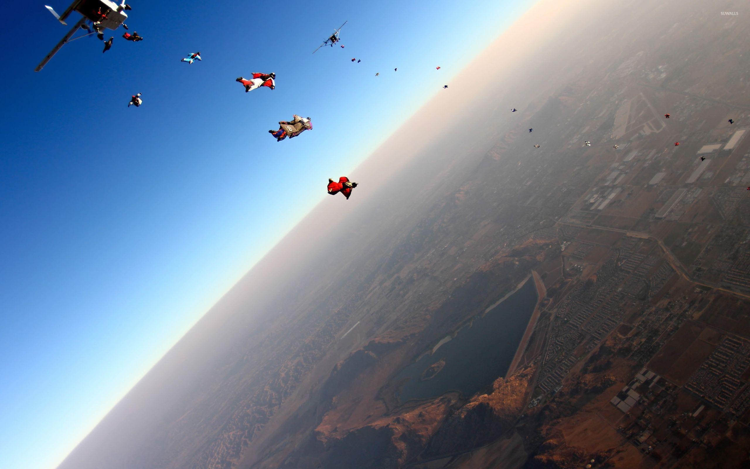 2560x1600 Parachuting wallpaper wallpaper, Desktop