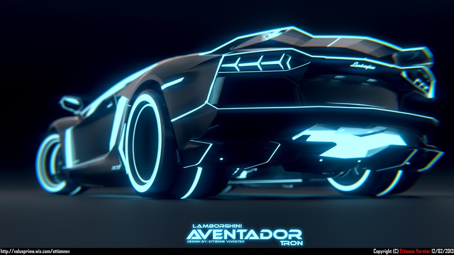 1920x1080 Tron Lamborghini Wallpaper, Desktop