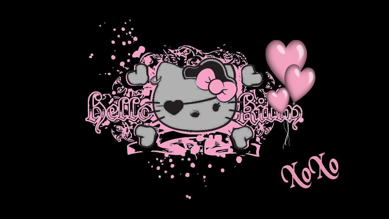 1280x720 Emo Hello Kitty Wallpaper Free Emo Hello Kitty Background, Desktop