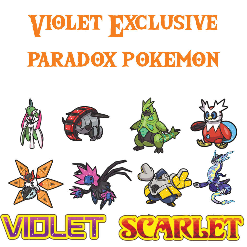 1000x1000 Buy All Pokmeon Violet Exclusive Paradox Pokemon for Pokemon SV, Phone