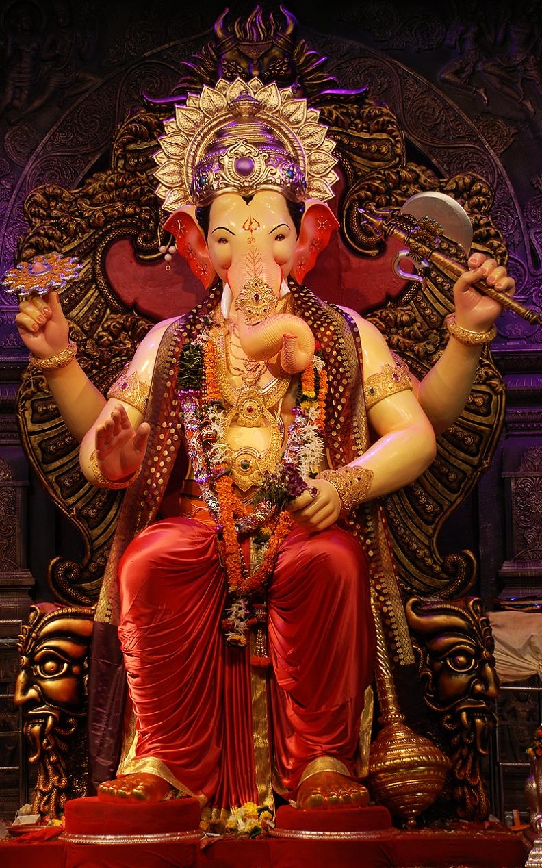 800x1270 Lalbaugcha Raja 2012: Photo, Wallpaper, Aarti Videos & More, Phone