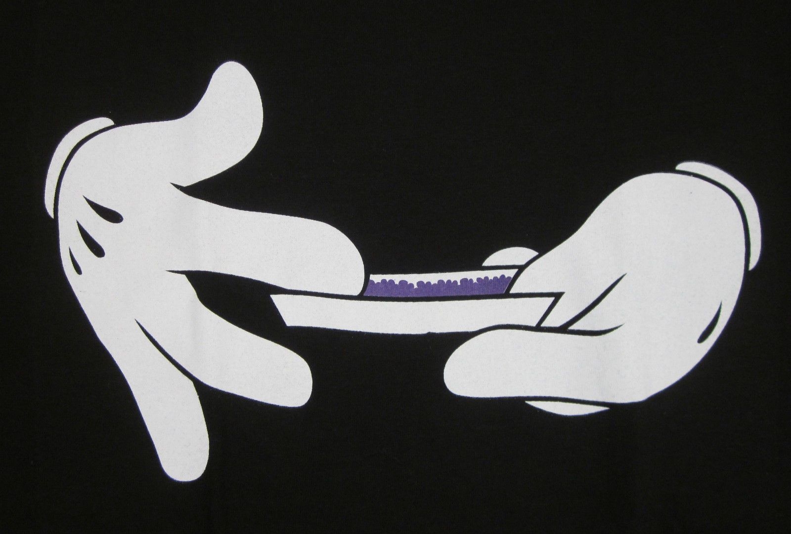 1600x1090 Mickey Mouse Hands T Shirt Rolling Joint Purple Kush Tee Adult, Desktop