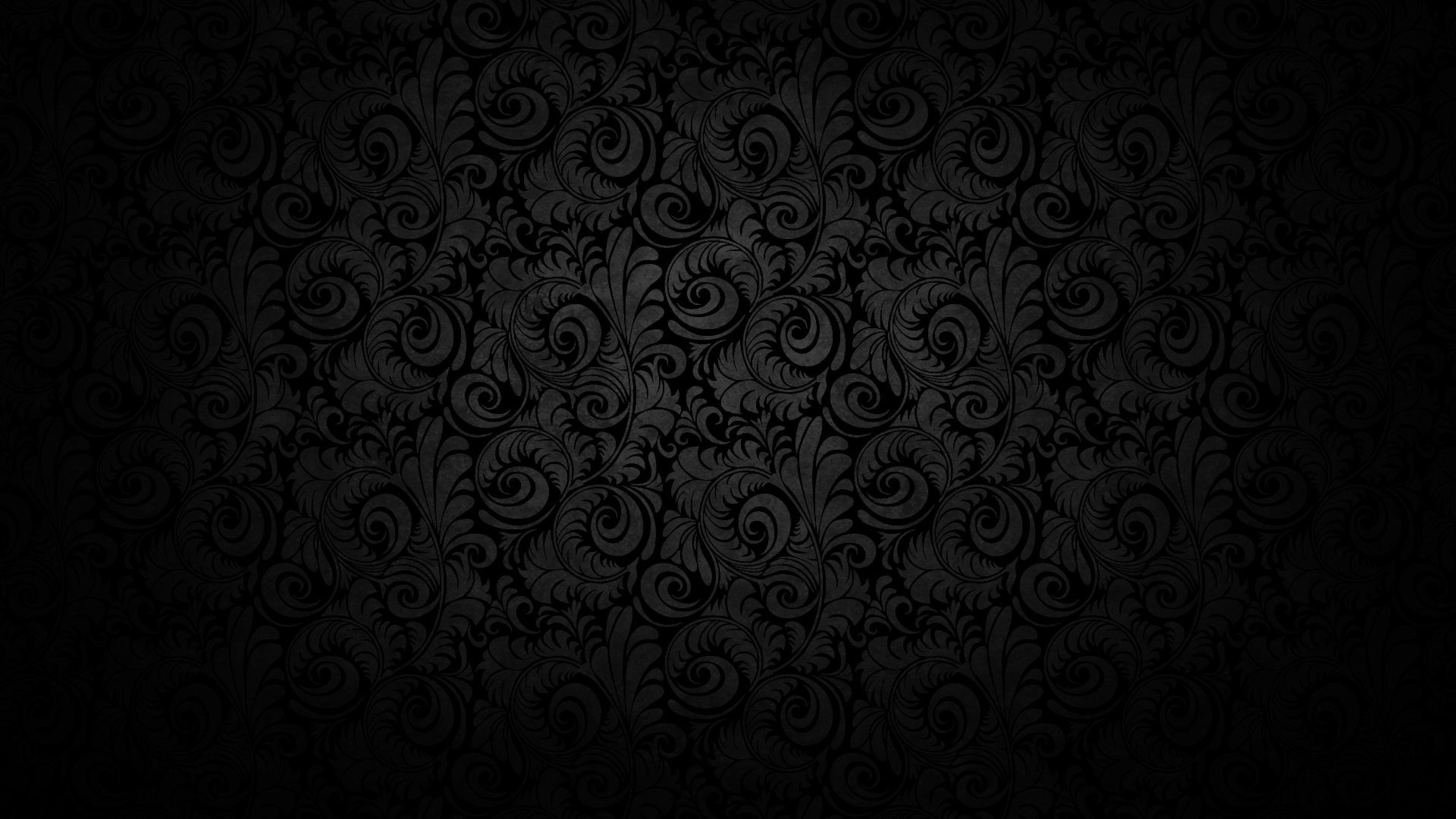 3840x2160 4K Black Wallpaper Wallpaper High Quality, Desktop