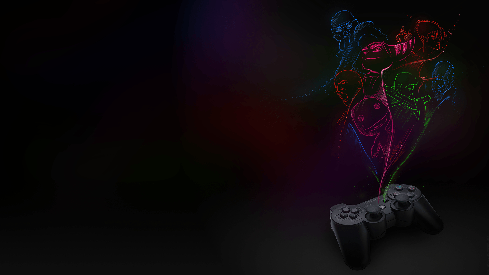 1920x1080 PS3 Wallpaper I made, Desktop