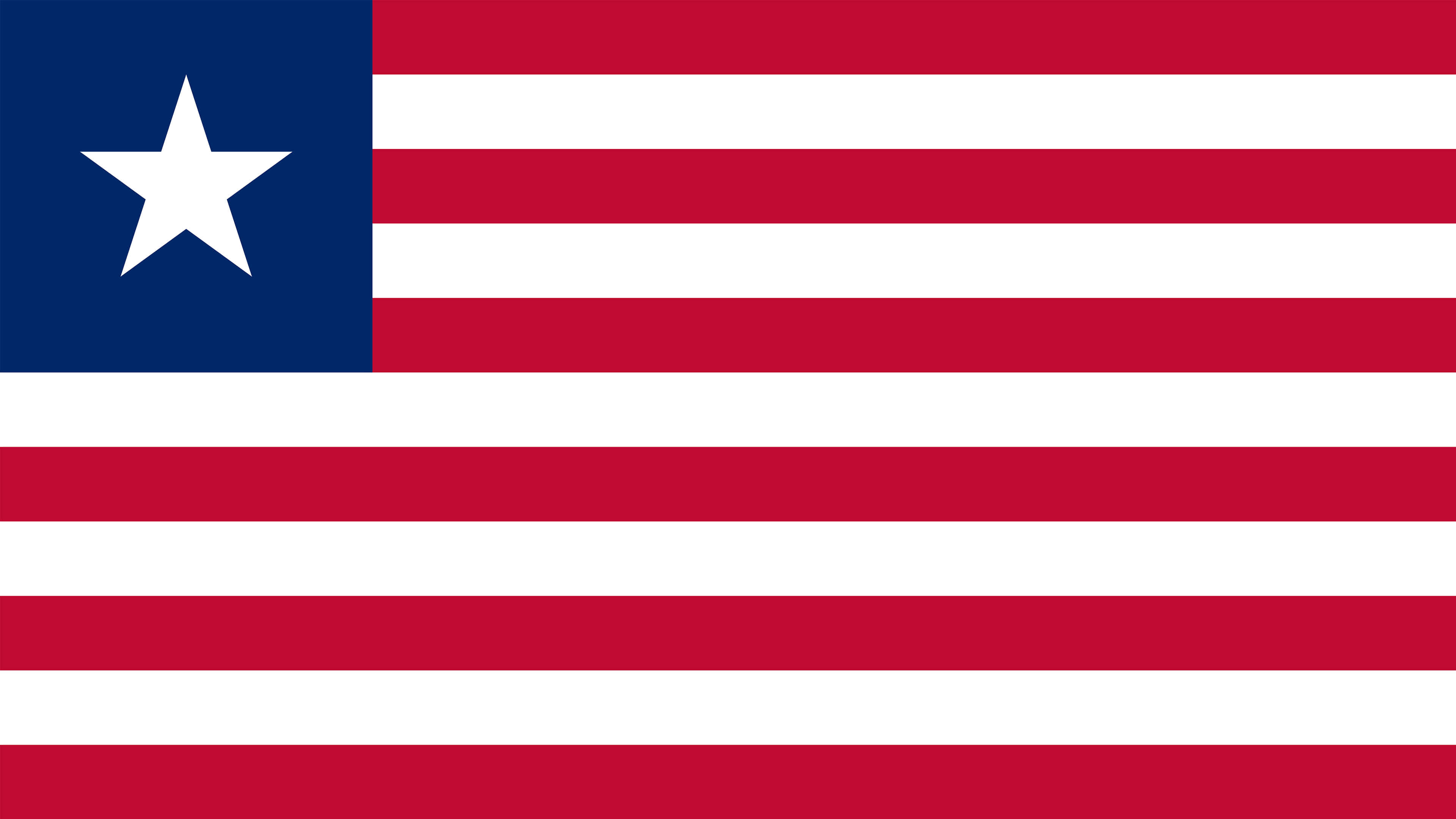 3840x2160 Liberia Flag UHD 4K Wallpaper, Desktop