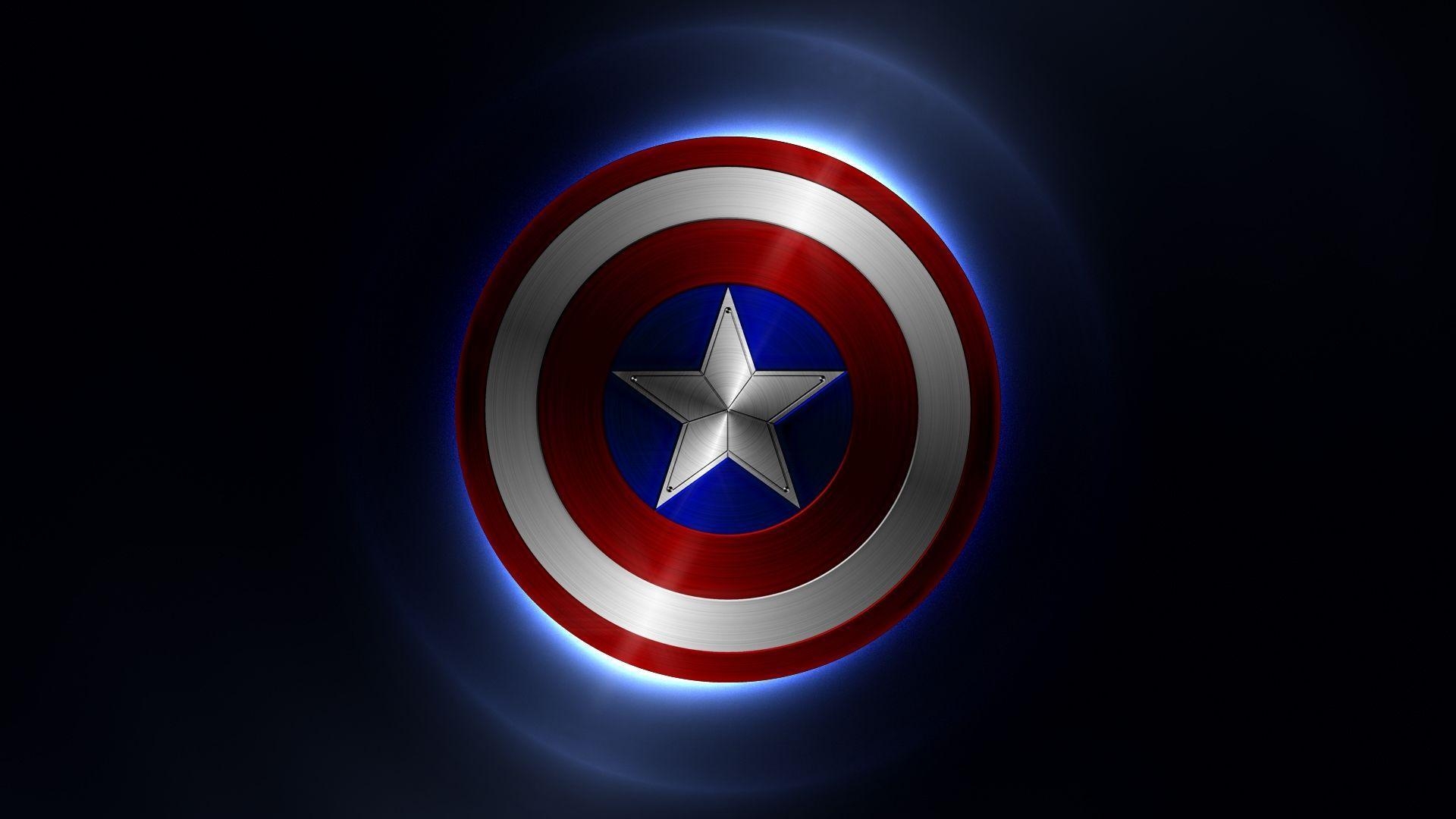 1920x1080 Captain America Shield HD, Desktop