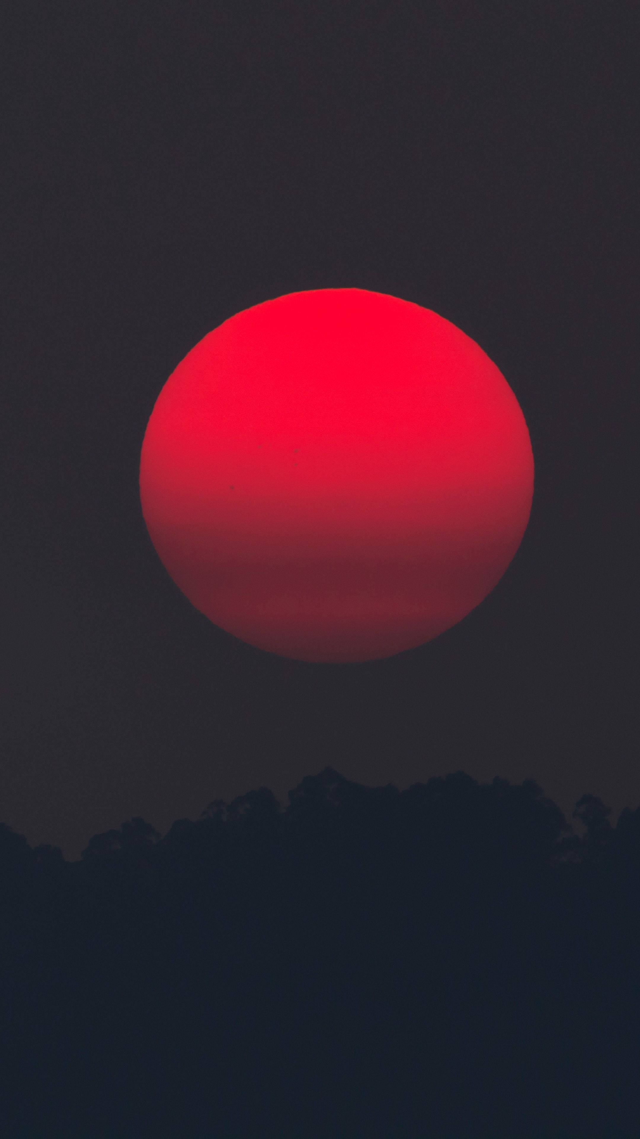 2160x3840 Nature #Red Moon At Evening #wallpaper. Red moon, Nature wallpaper, Wallpaper, Phone