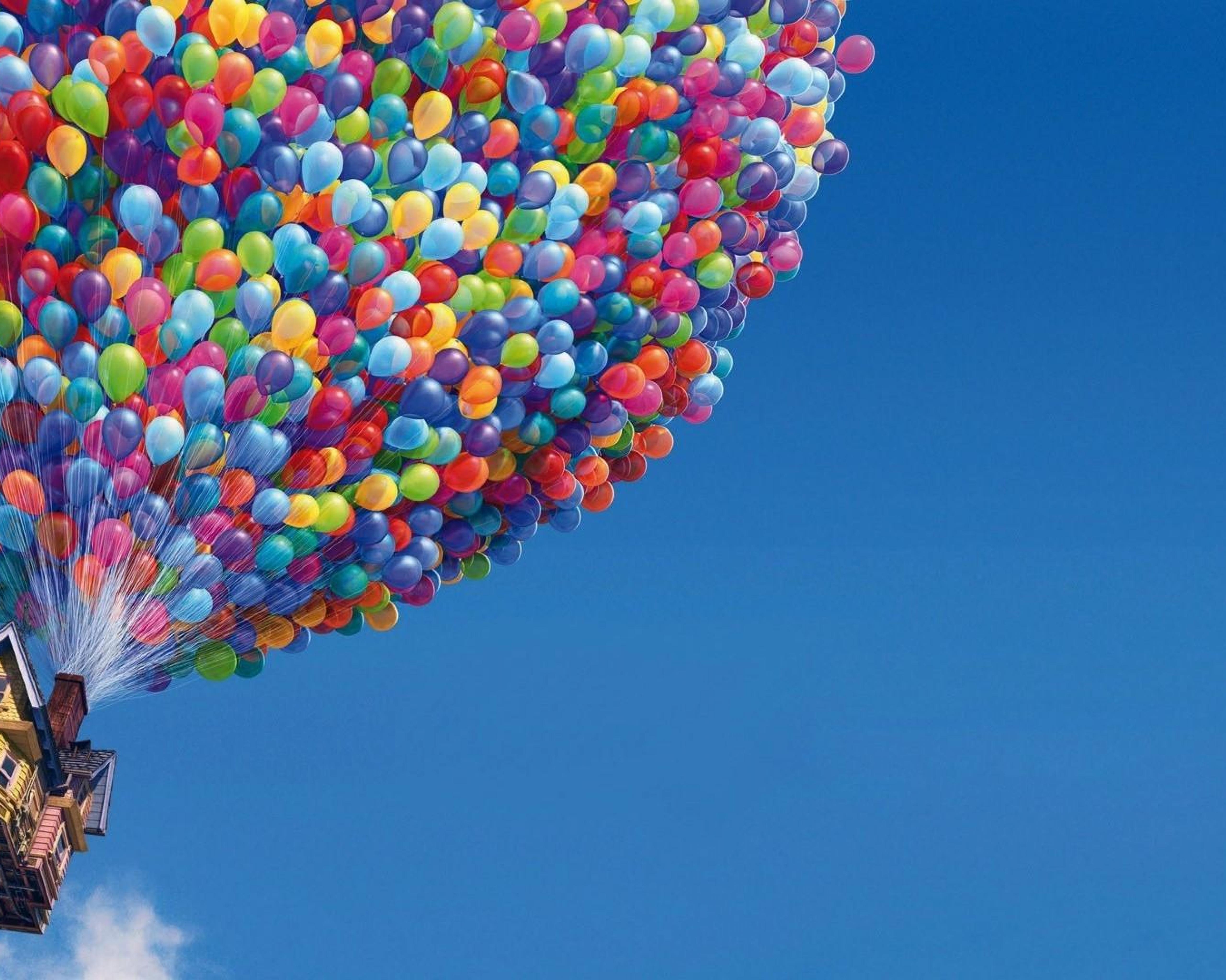 5120x4100 Download House with balloons up Pixar Cartoons Up HD Wallpaper, Desktop