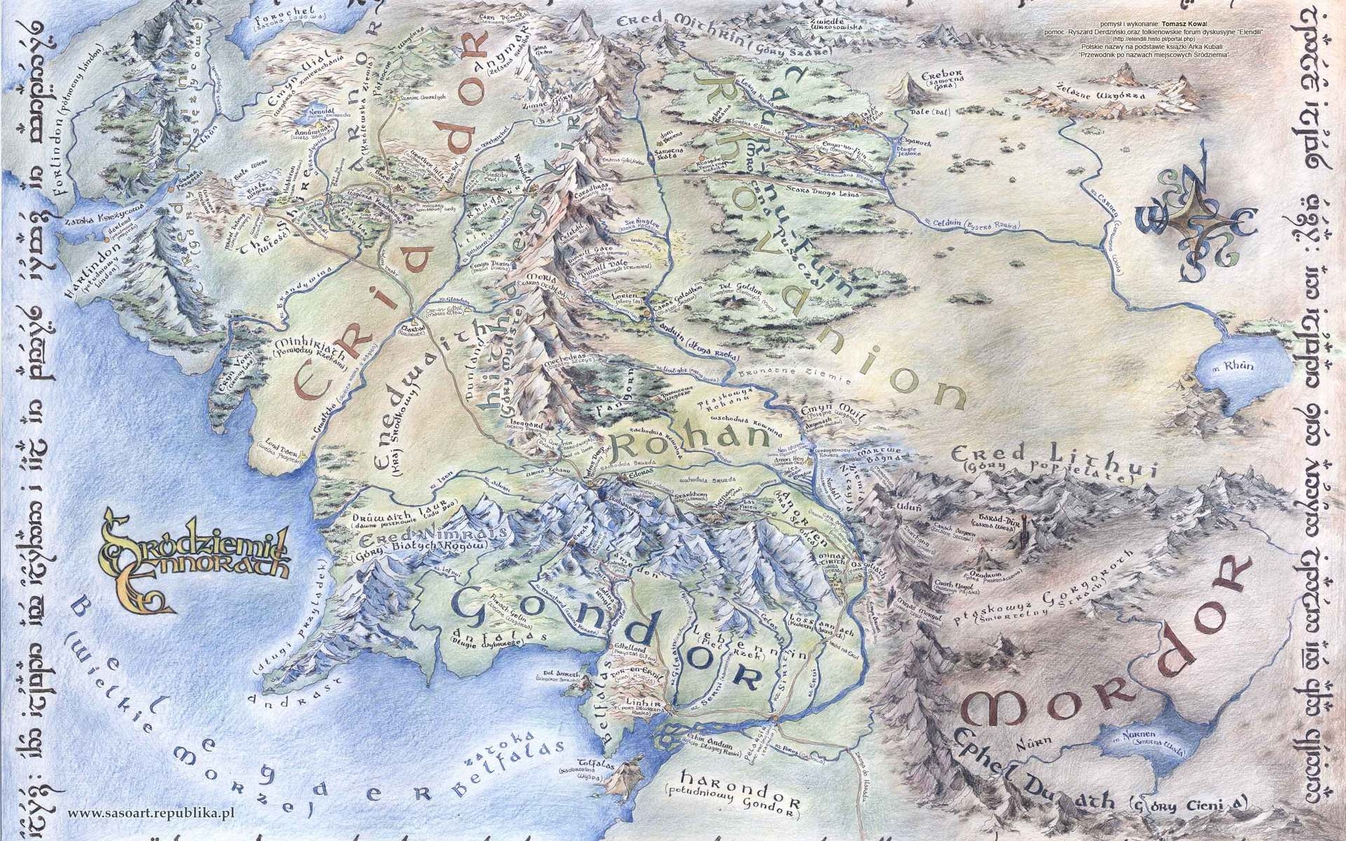 1920x1200 great maps of fantasy worlds!. Historical Novels and Epic Fantasy, Desktop