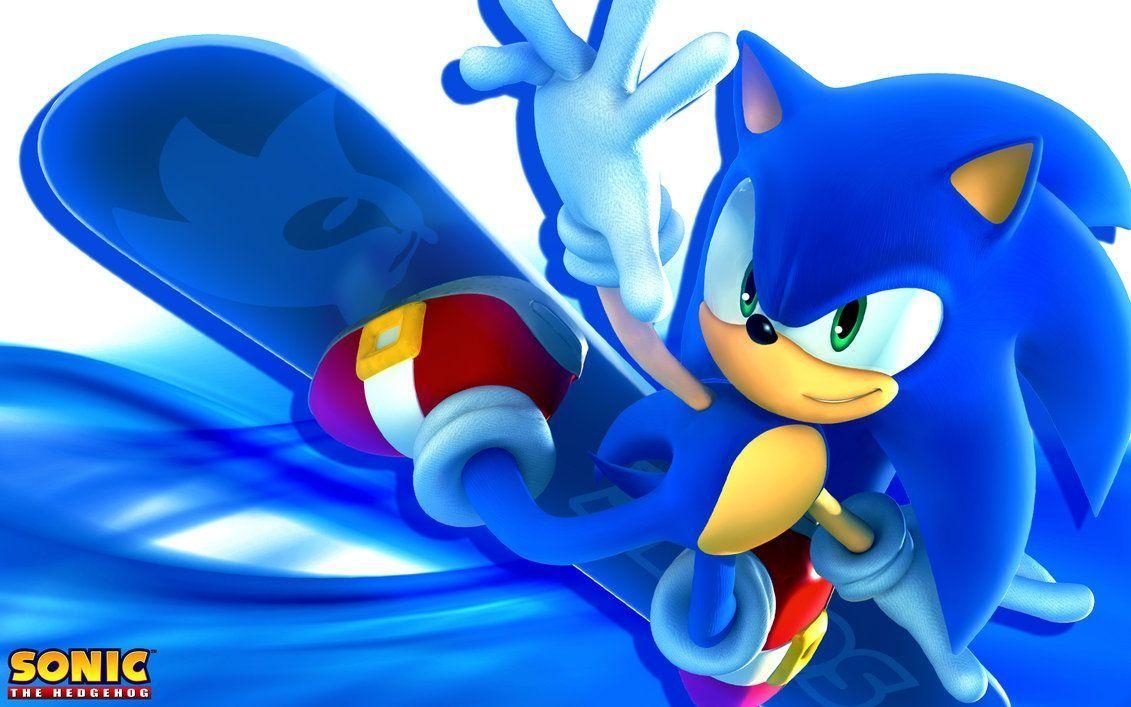 1140x710 Sonic The Hedgehog Snowboarding Wallpaper, Desktop