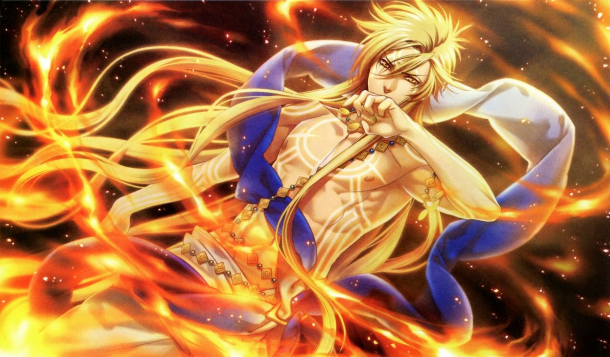 1200x700 Kamigami no Asobi Apollo Agane Belea fantasy fire gods wallpaper, Desktop