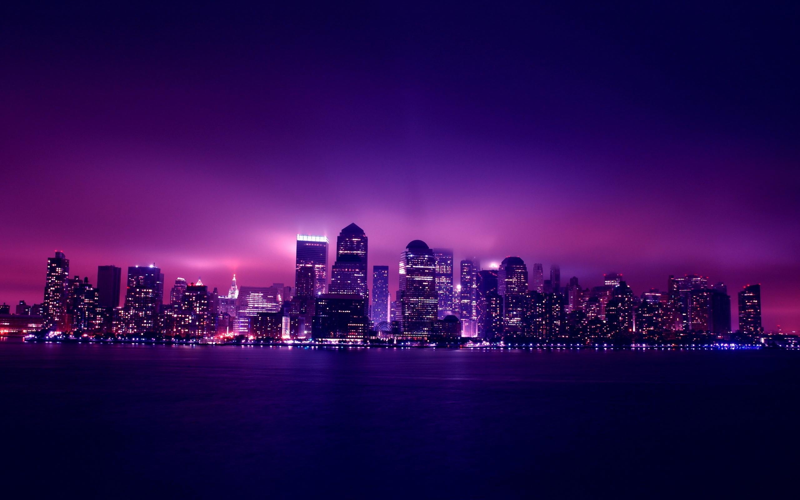 2560x1600 Aesthetic City Night Lights, HD World, 4k Wallpaper, Image, Desktop