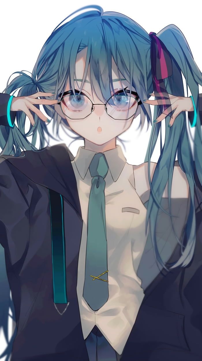 700x1250 Hatsune Miku Glasses Wallpaper. Hatsune miku, Hatsune, Miku, Phone