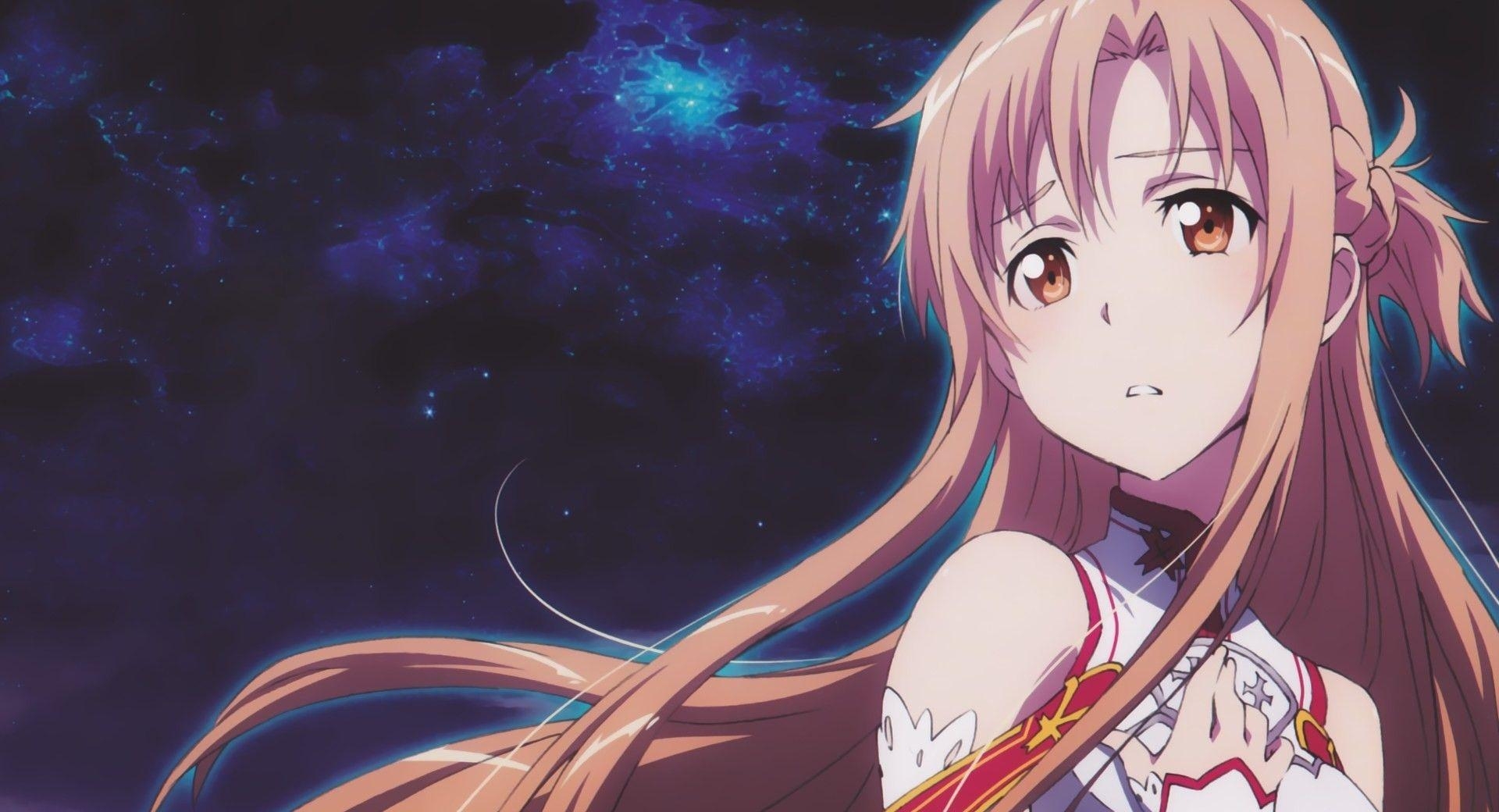 1920x1040 Download  Yuuki Asuna, Sword Art Online, Worried Expression, Desktop