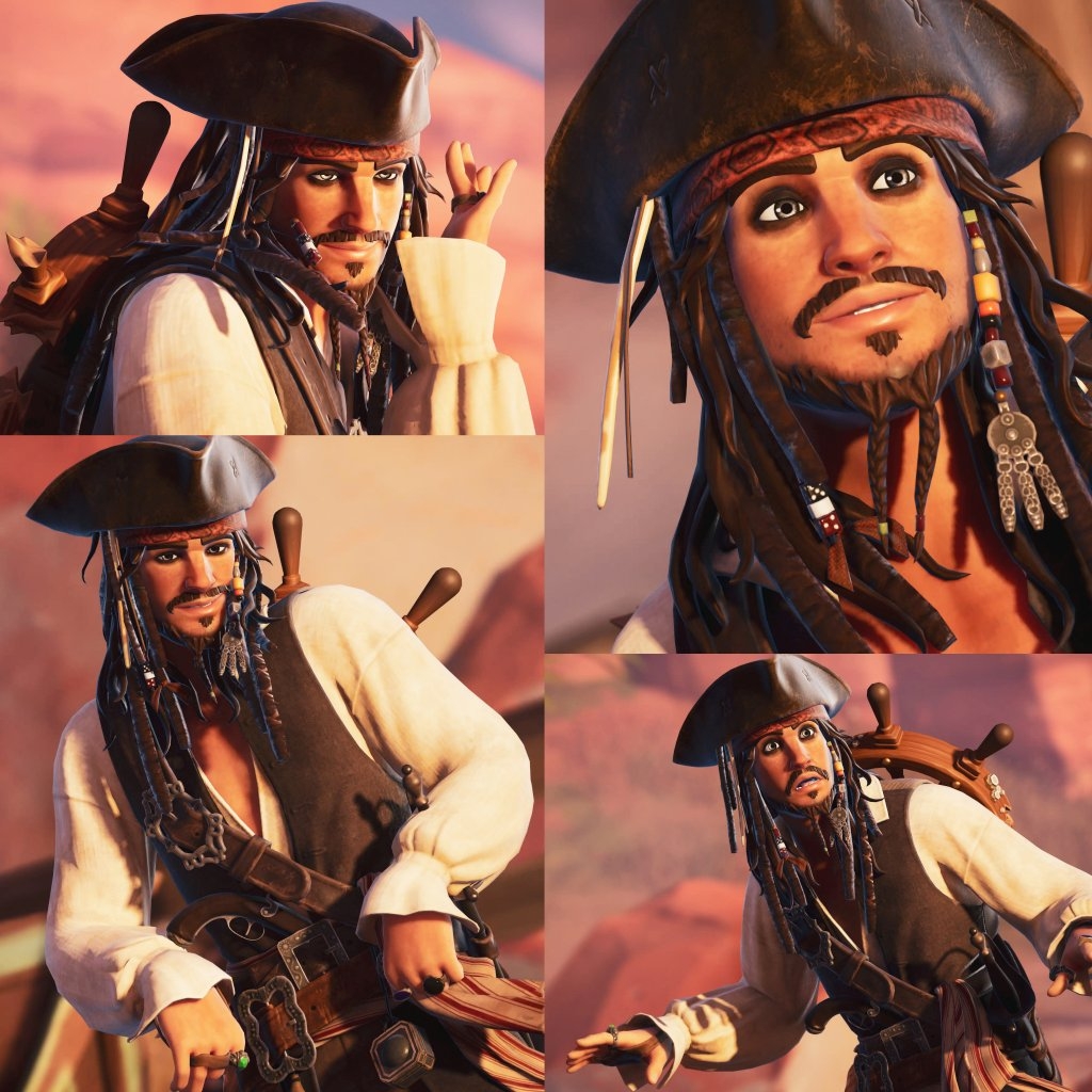 1030x1030 Jack Sparrow Fortnite wallpaper, Phone