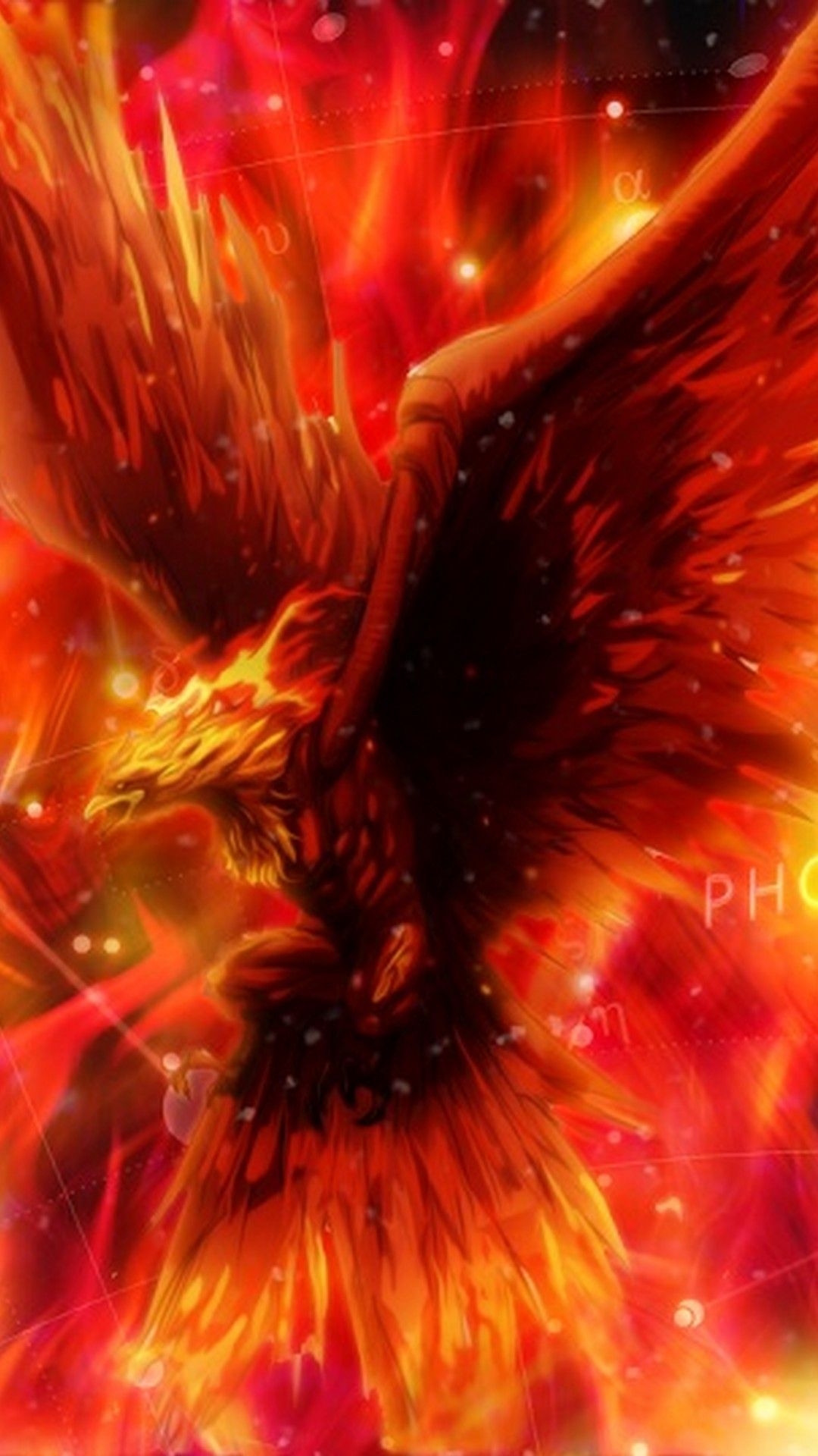 1080x1920 Wallpaper iPhone Phoenix Bird Image 3D iPhone Wallpaper, Phone