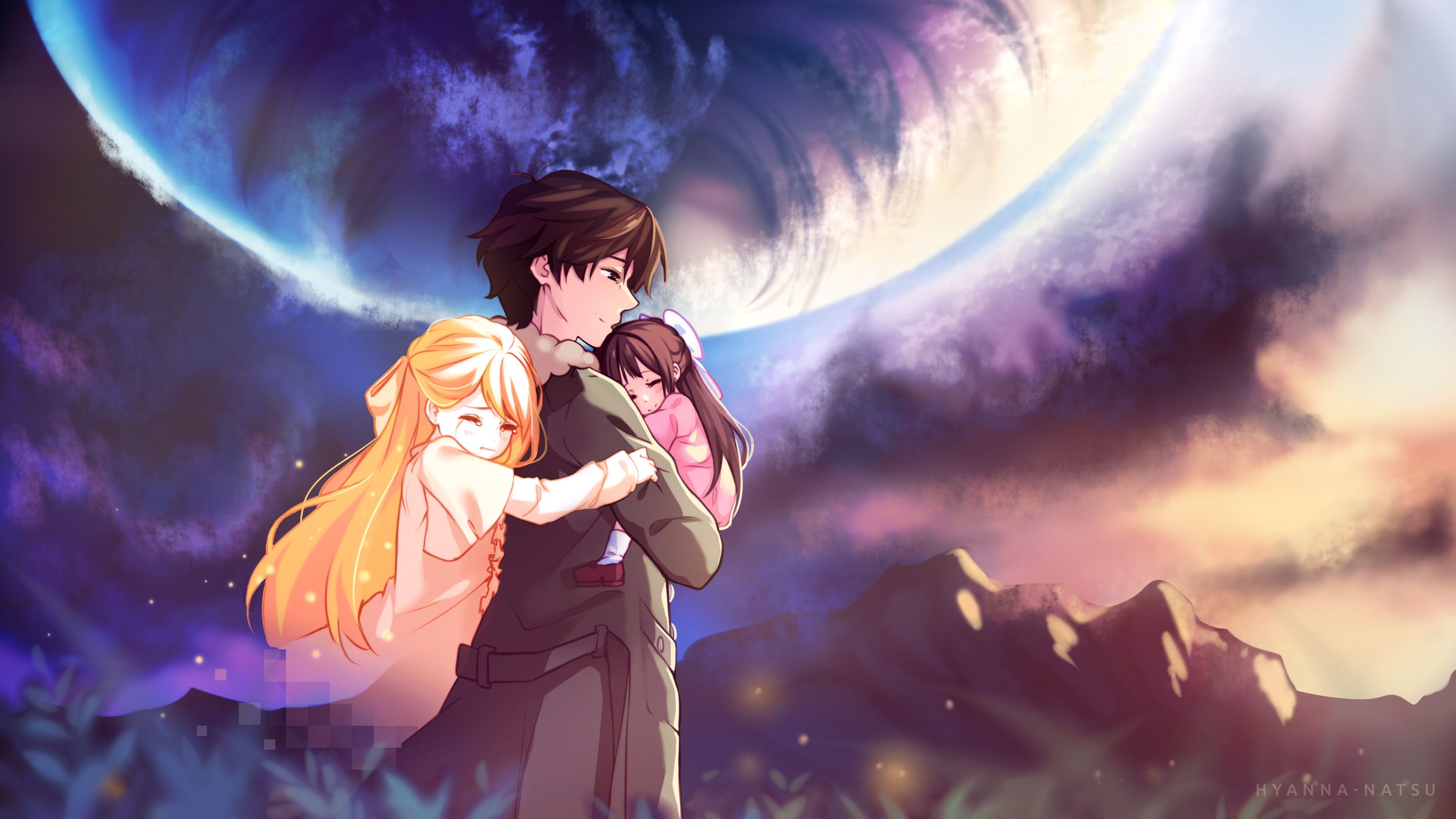 3840x2160 Sweet Couple Anime Wallpaper, Desktop